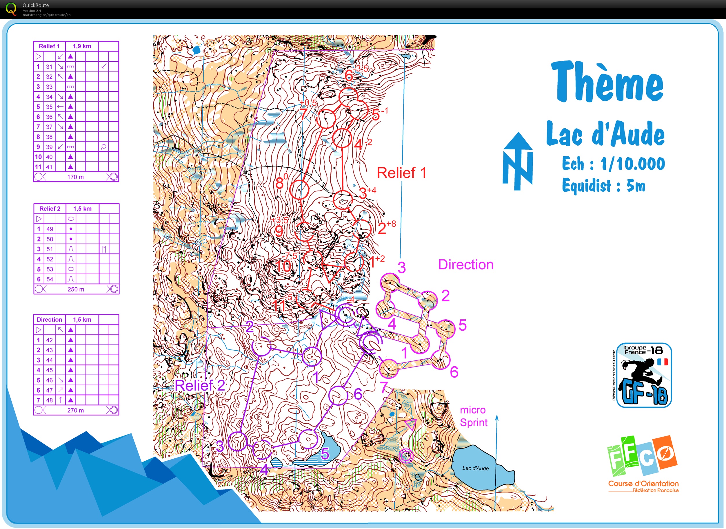 Stage gf-18 Font-Romeu // (2) Thème Relief (Lac d'Aude) (2019-08-06)