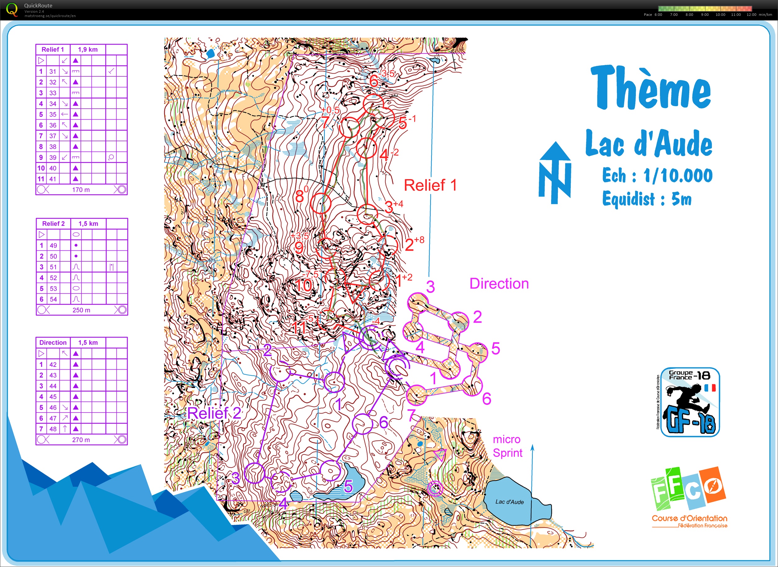 Stage gf-18 Font-Romeu // (2) Thème Relief (Lac d'Aude) (06.08.2019)