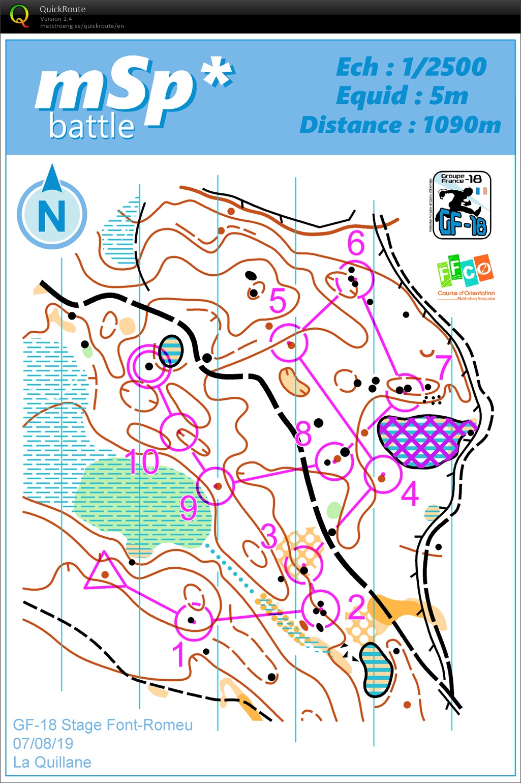 Stage gf-18 Font-Romeu // (4) mSp (La Quillane) (2019-08-07)