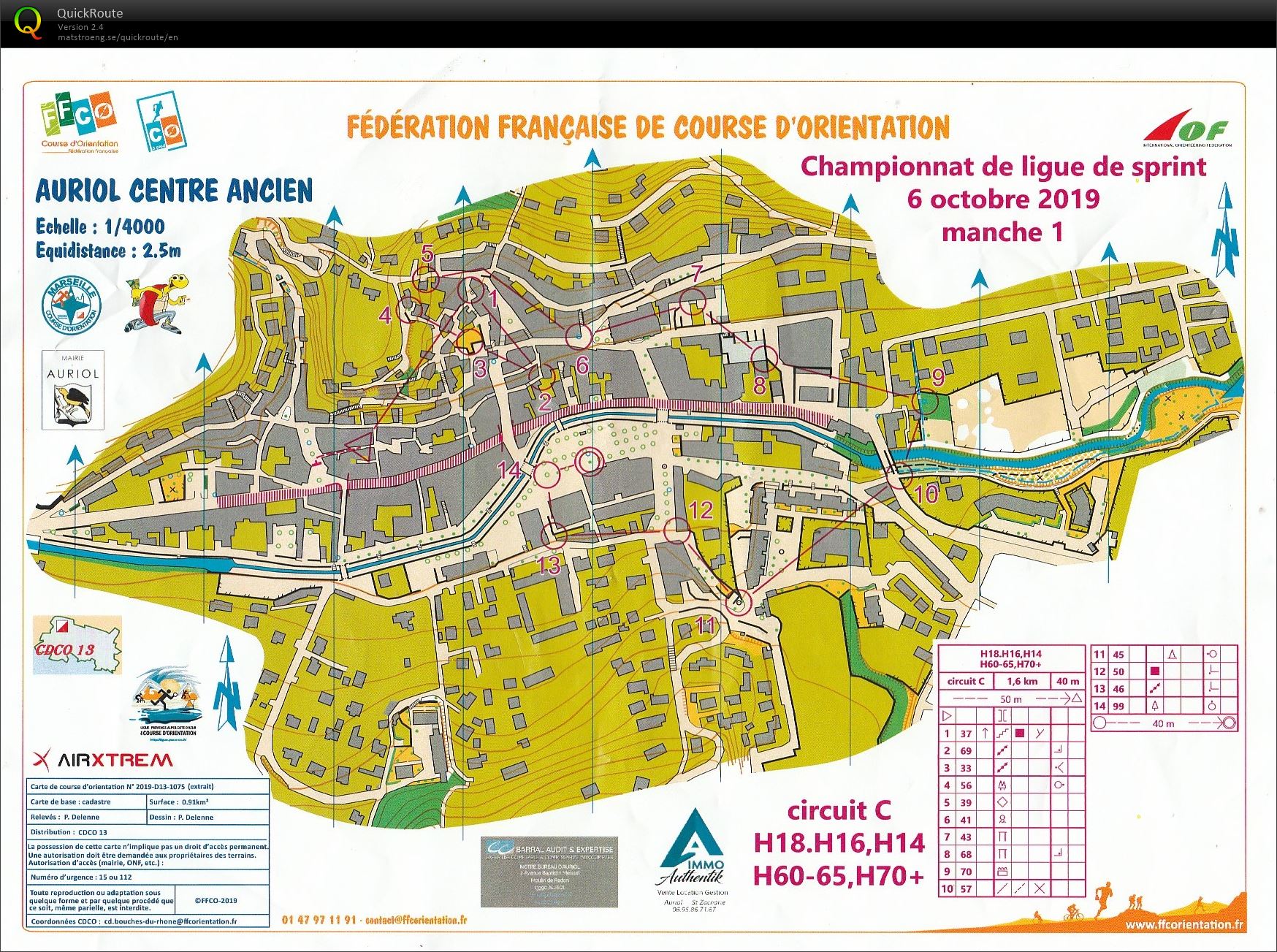 Championnat de ligue sprint Auriol (2019-10-06)