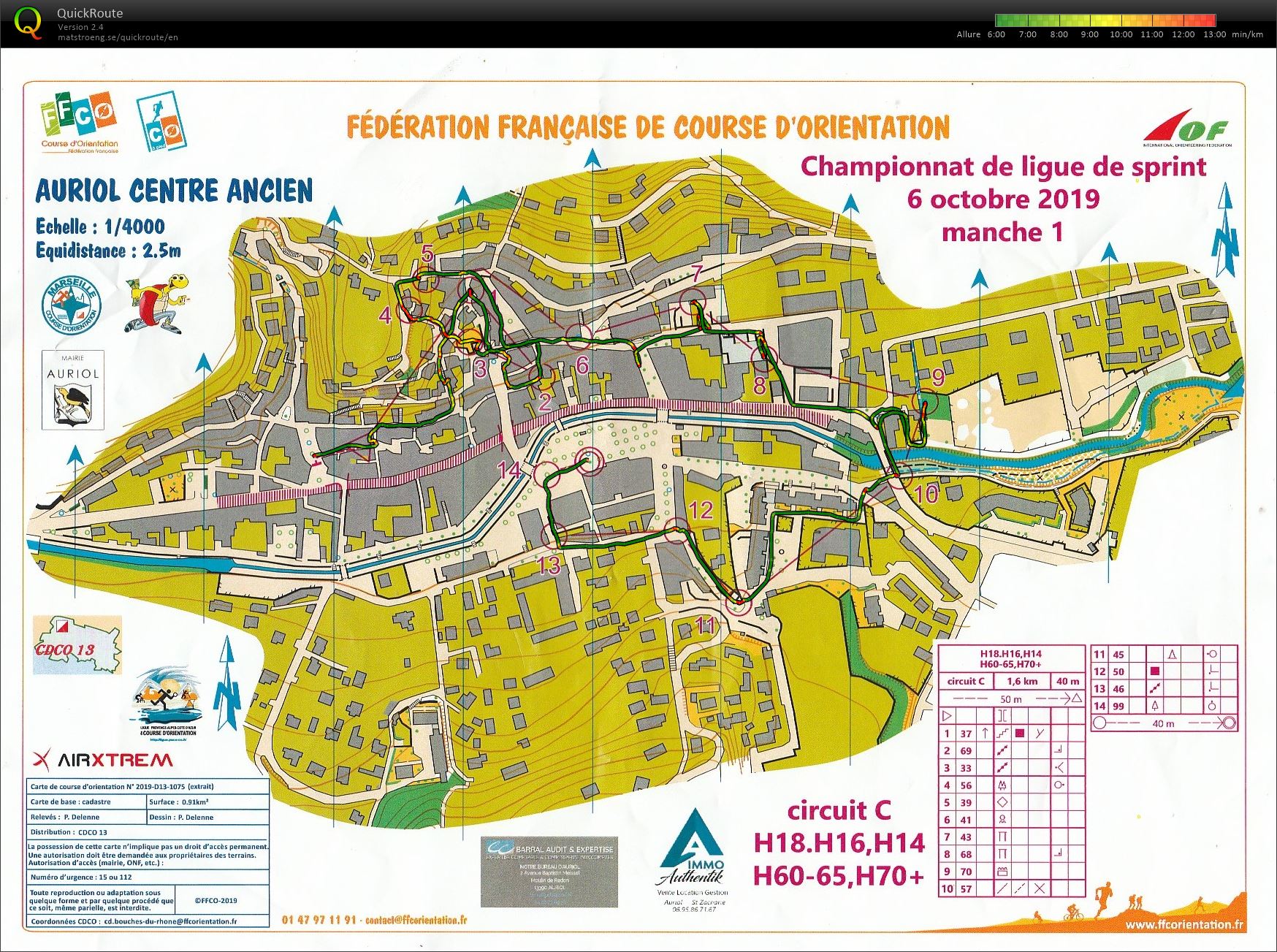 Championnat de ligue sprint Auriol (06-10-2019)