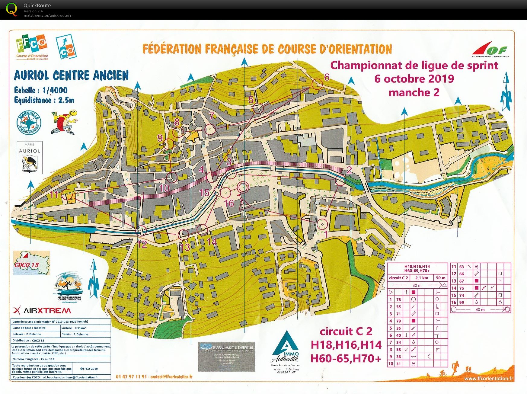 Championnat de ligue Sprint Auriol (06.10.2019)