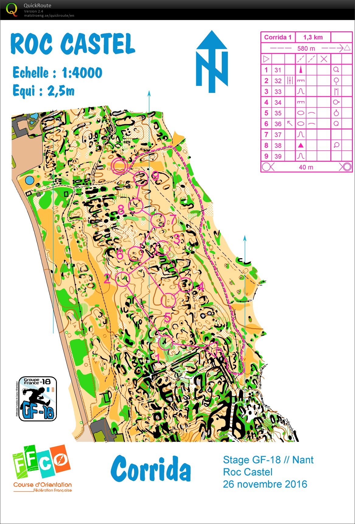 Stage gf-18 Nant // (4) Corrida (1) (30.11.2019)