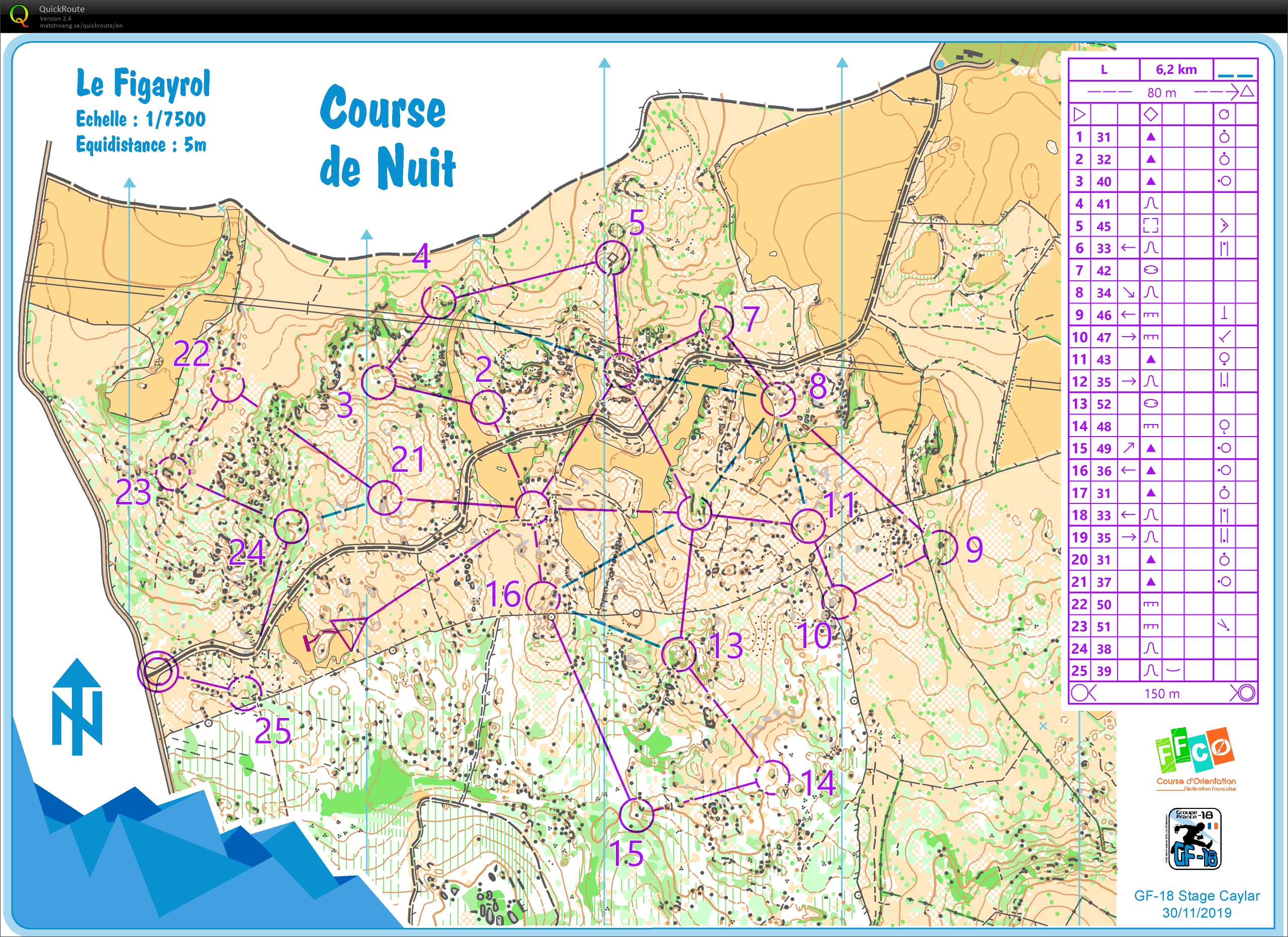 Stage gf-18 Nant // (5) Diamant de Nuit (30-11-2019)