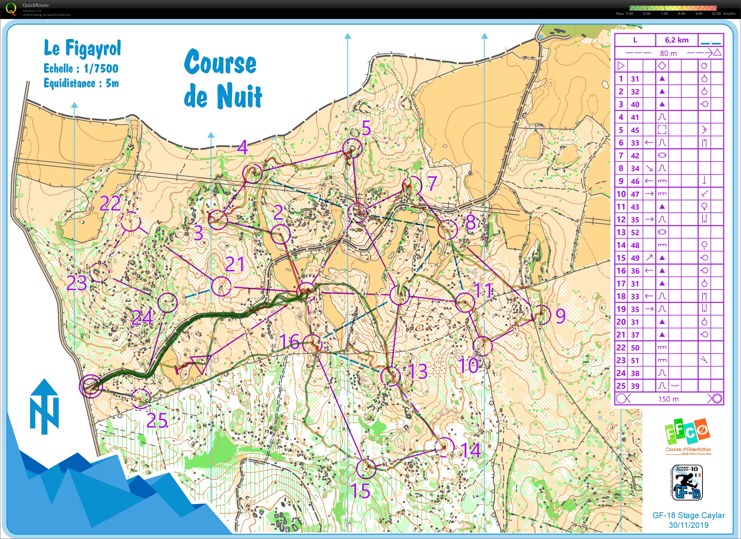 Stage gf-18 Nant // (5) Diamant de Nuit (30-11-2019)