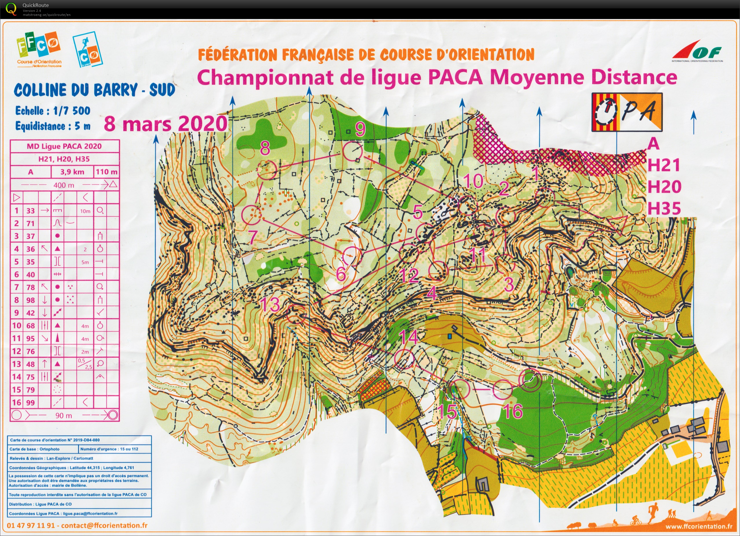 Challenge Paca 3 (#1) (Chpt Ligue MD) (08/03/2020)