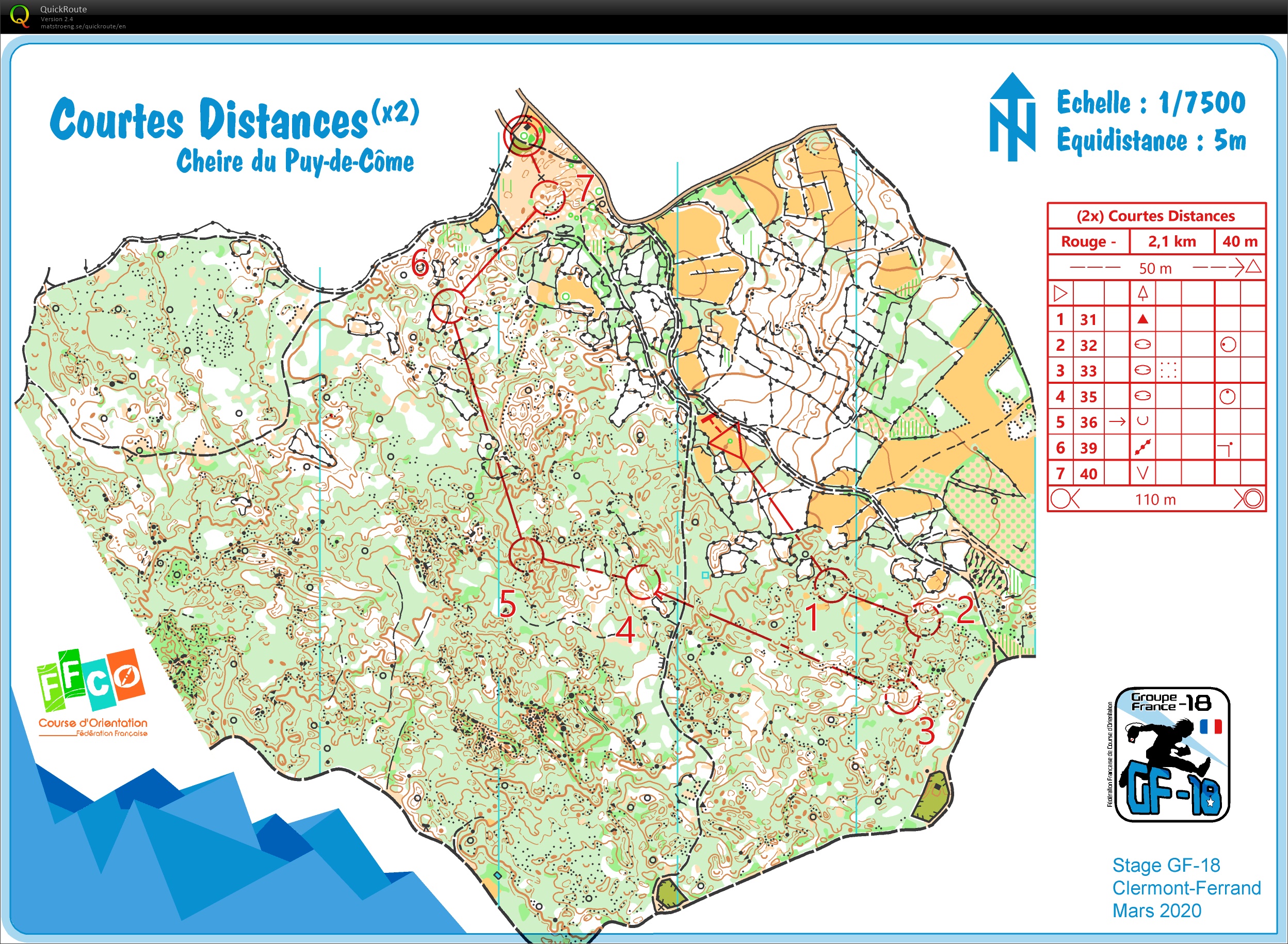 Stage gf-18 Clermont (6) Courte Distance #2 (04-03-2020)