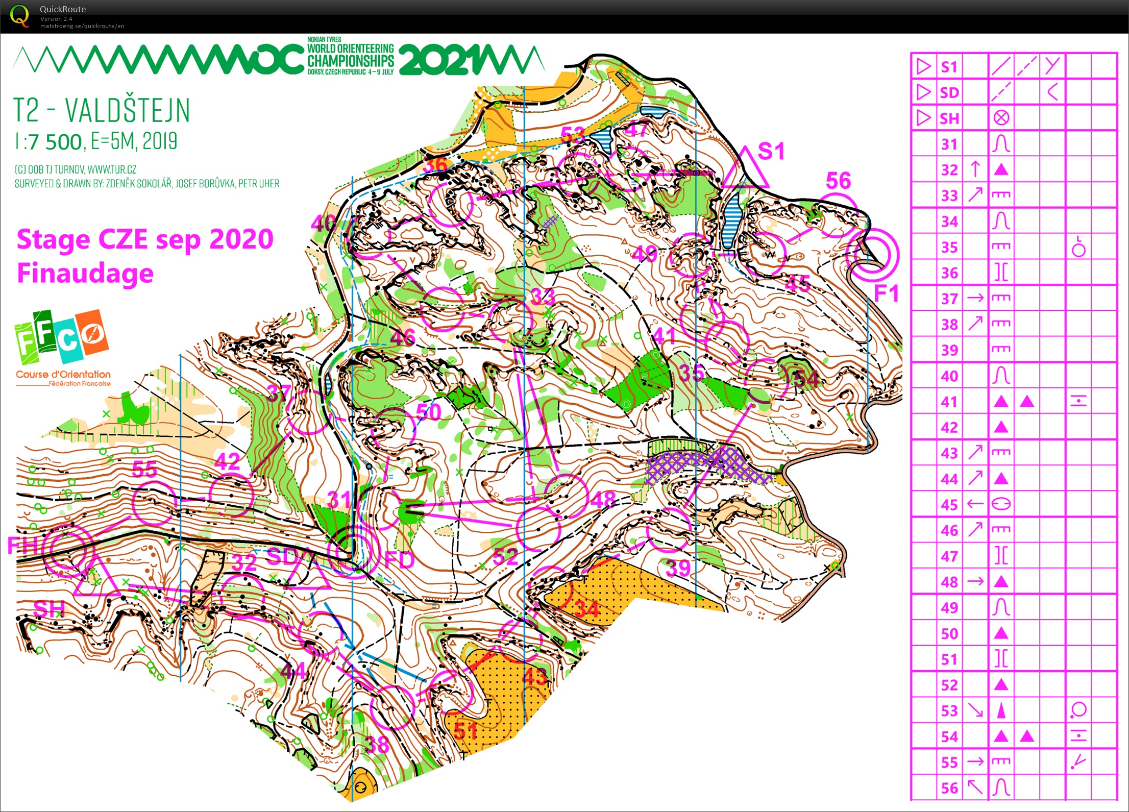 TC prépa WOC (CZE) // Finaudage (04.09.2020)