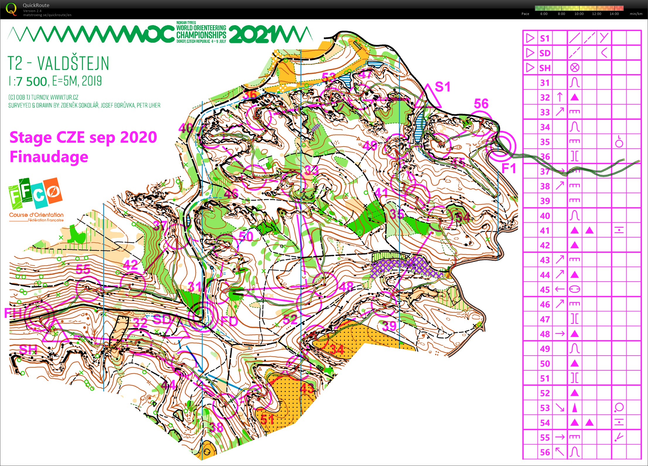 TC prépa WOC (CZE) // Finaudage (04.09.2020)