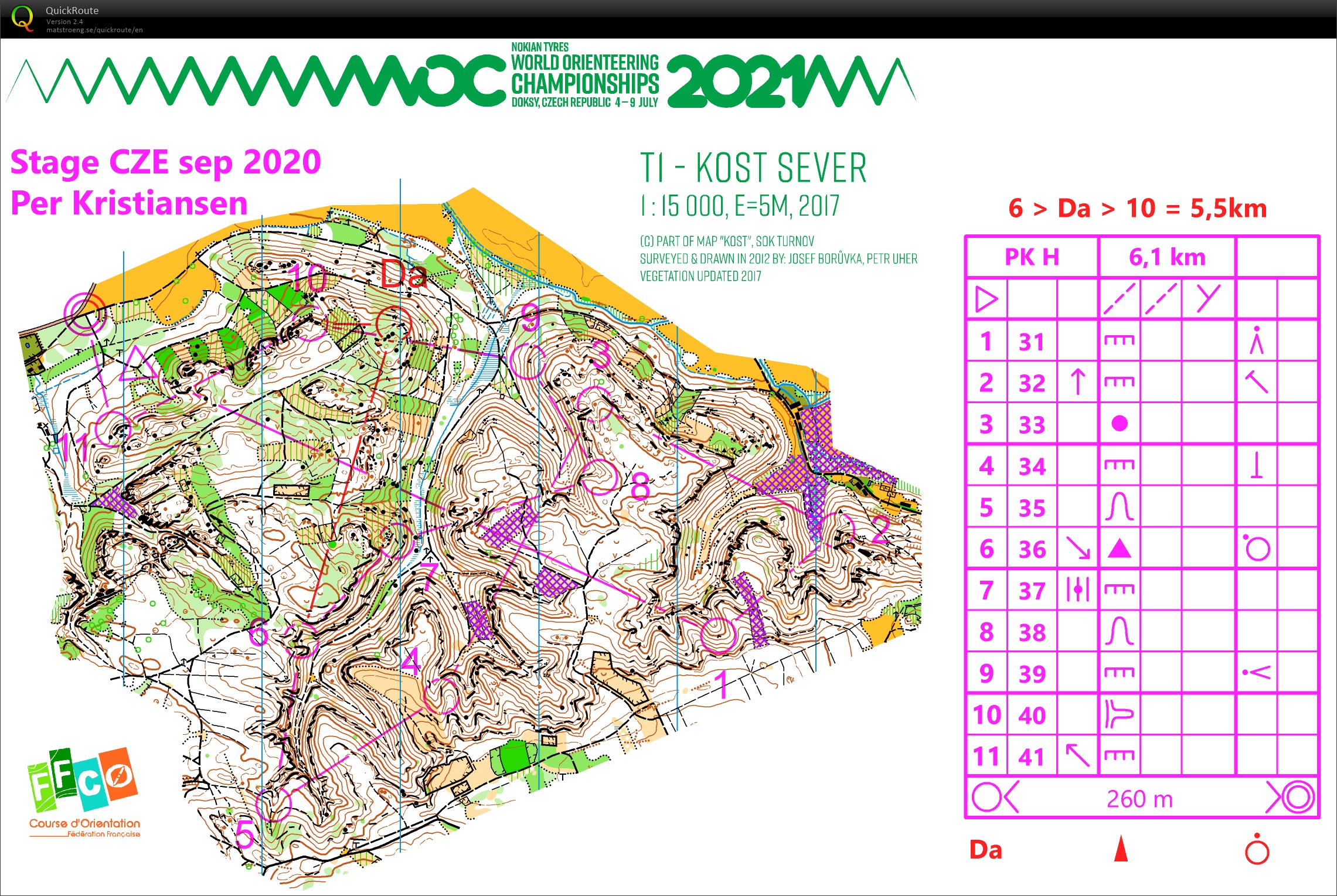 TC prépa WOC (CZE) // Per Kristiansen (05/09/2020)