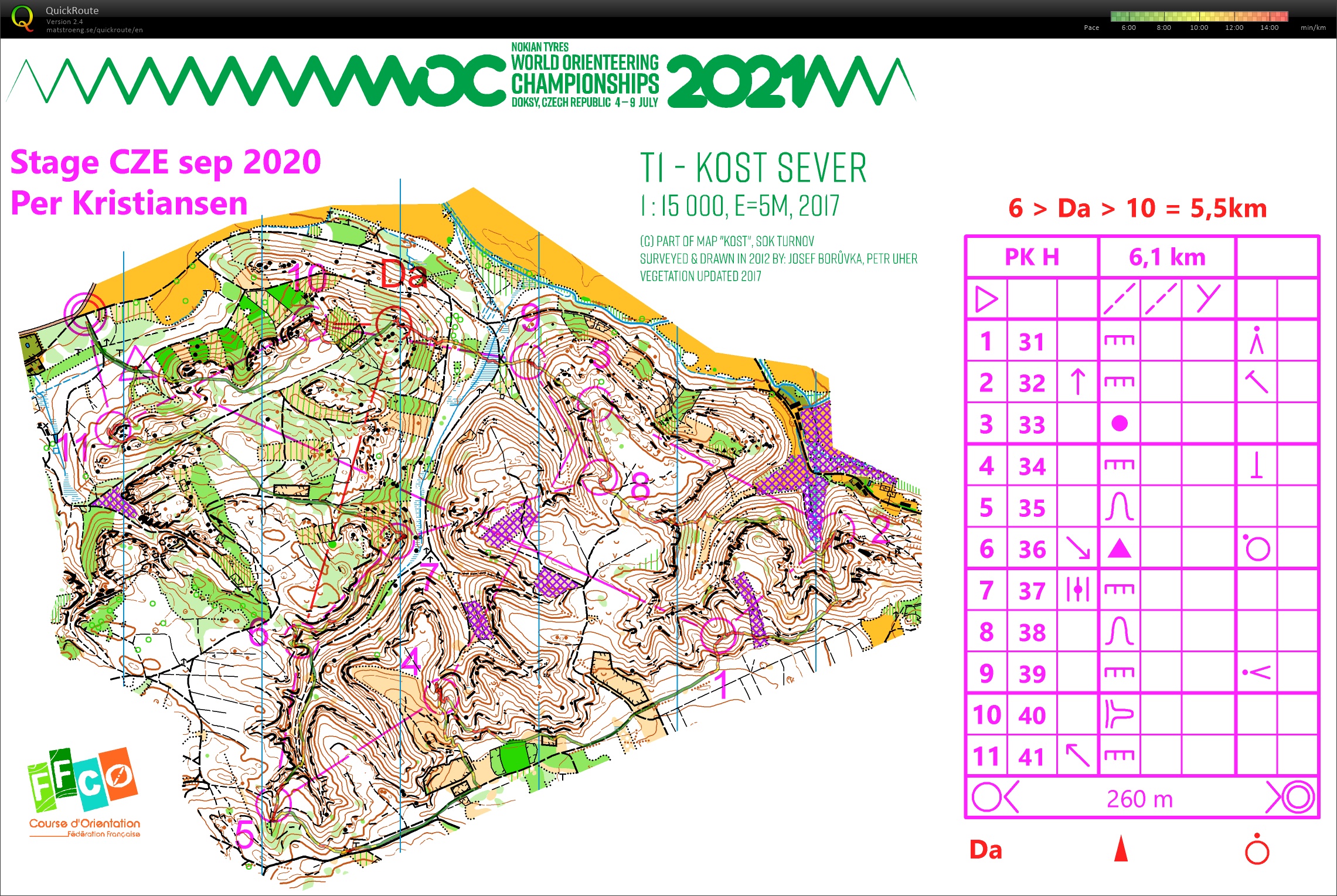 TC prépa WOC (CZE) // Per Kristiansen (05-09-2020)