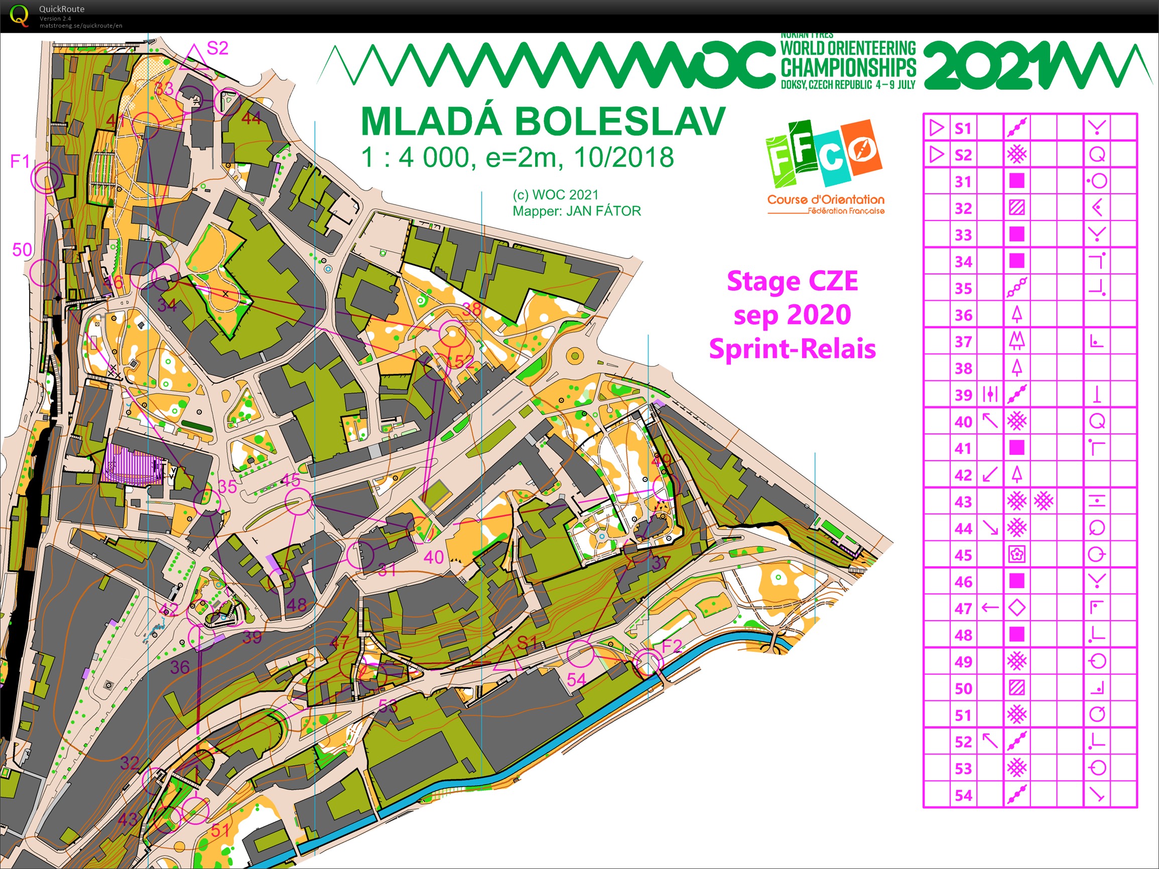 TC prépa WOC (CZE) // Sprint Relais (08/09/2020)