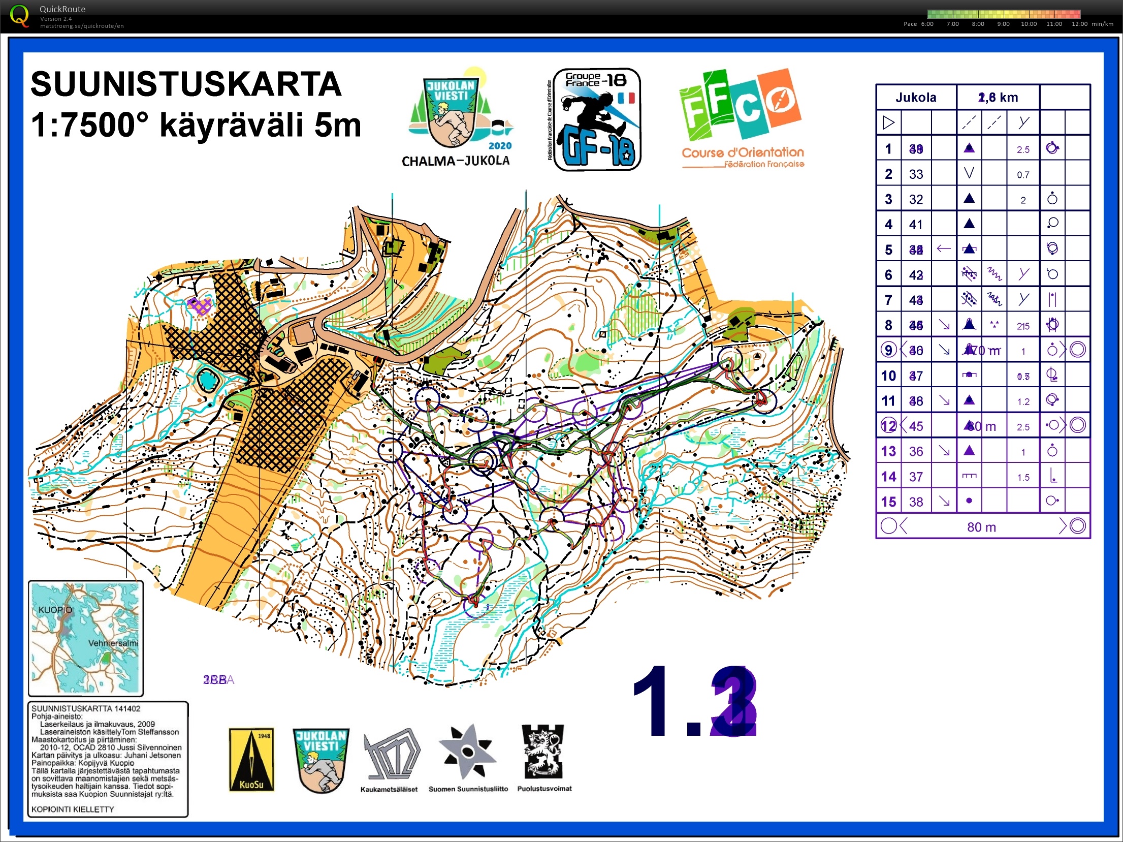 Stage gf-18 Chalmazel // relais de nuit "Jukola" (E5) (29-07-2020)