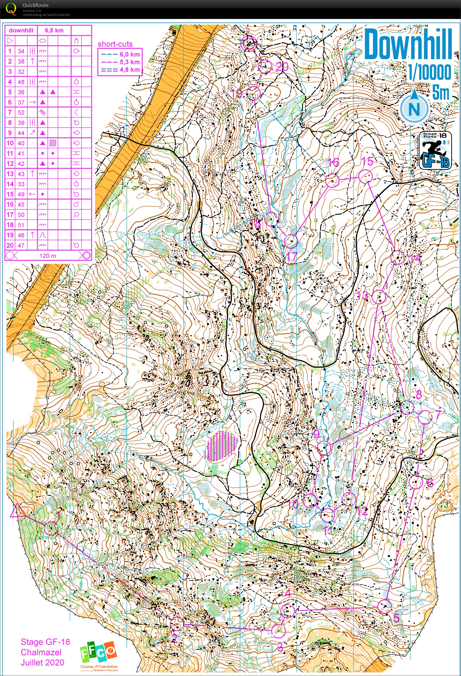 Stage gf-18 Chalmazel // Long Downhill (E7) (30.07.2020)