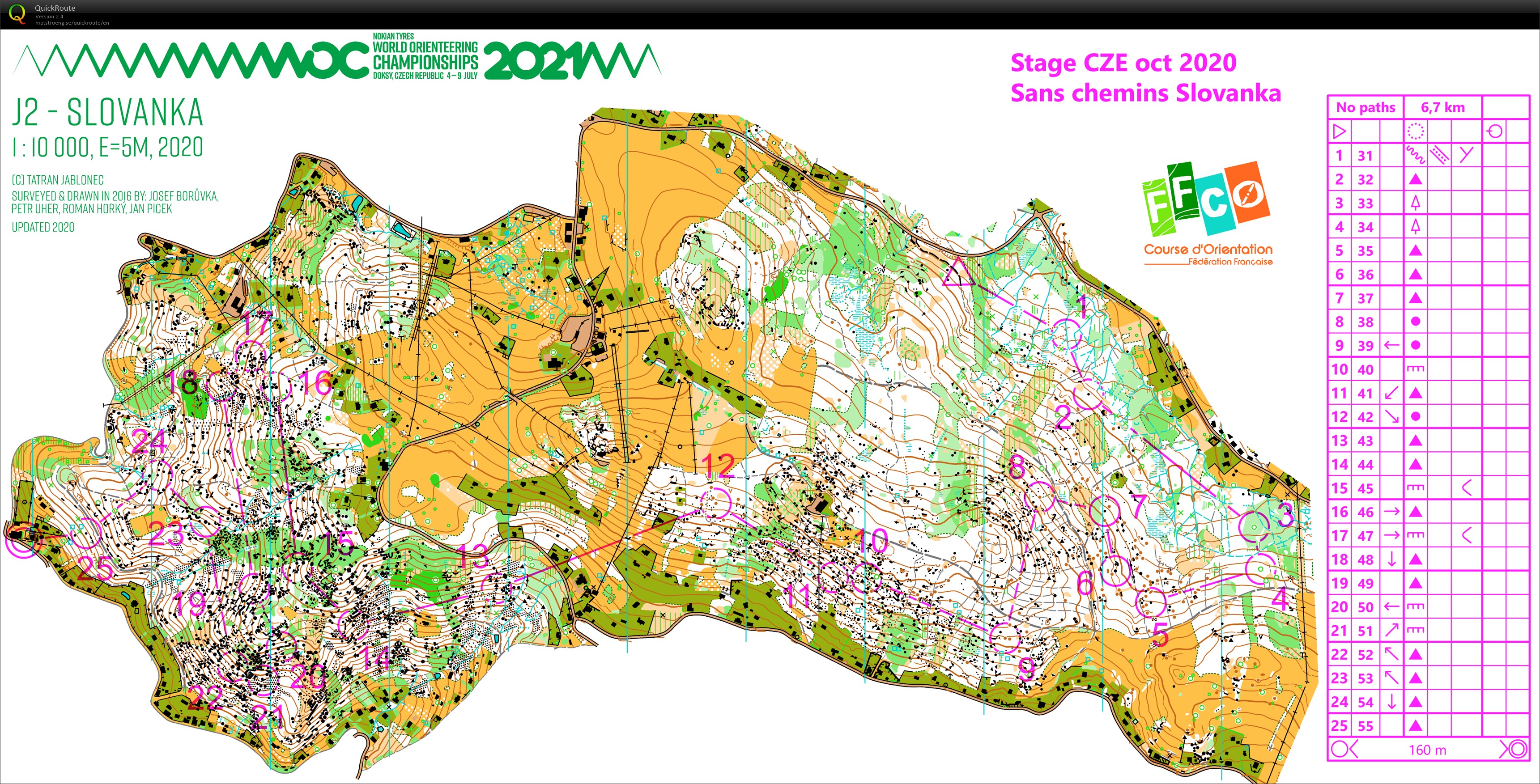 Stage FFCO Tchéquie (10) Descente (sans chemins) (2020-10-05)