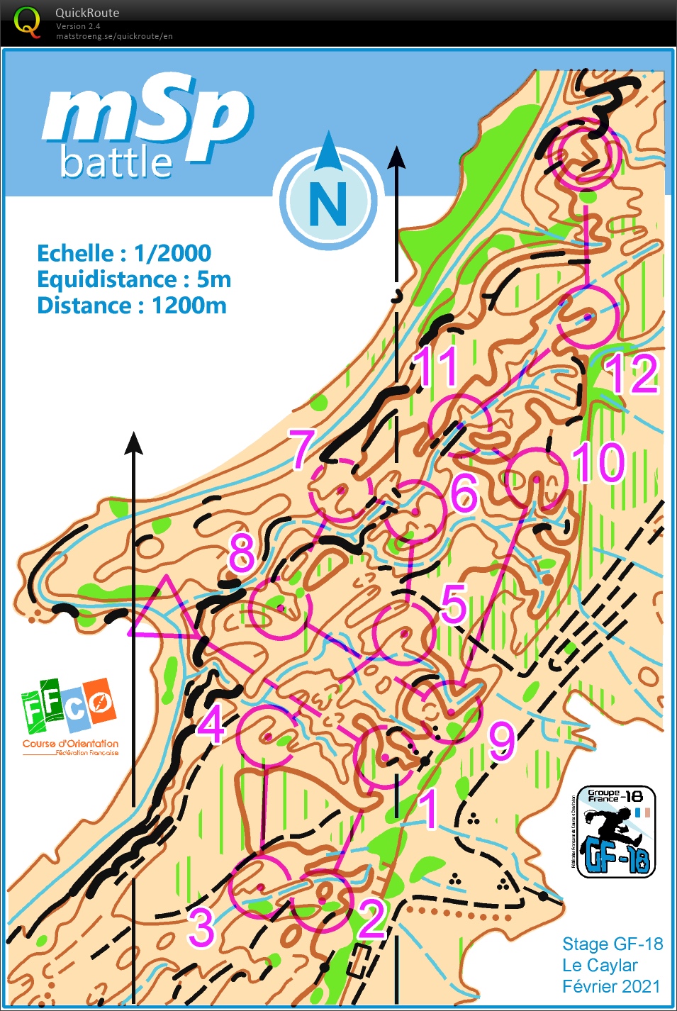 Stage GF-18 Larzac (E1) microSprint (2021-02-05)