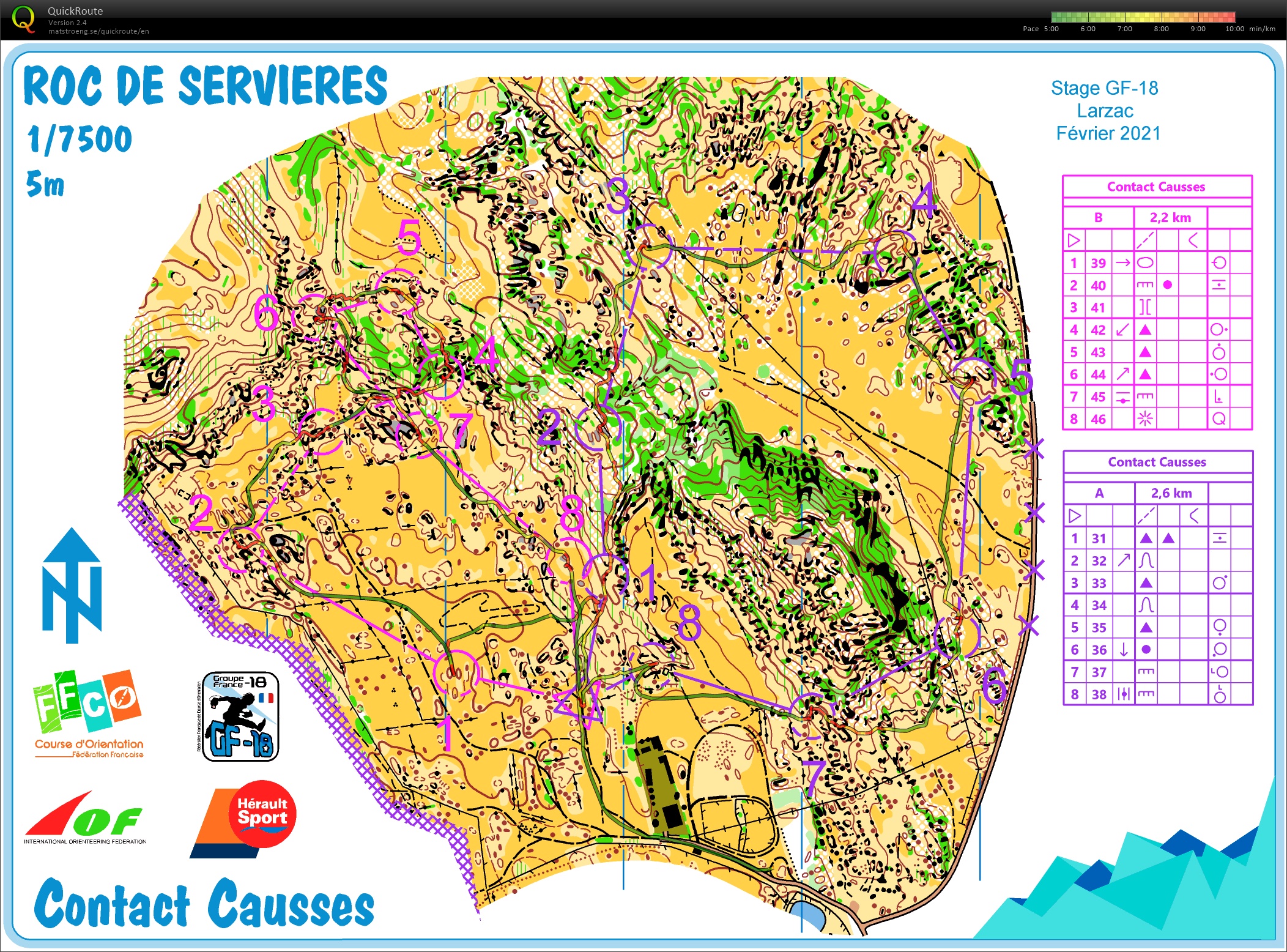 Stage GF-18 Larzac (E2) contact "Causse" (2021-02-06)