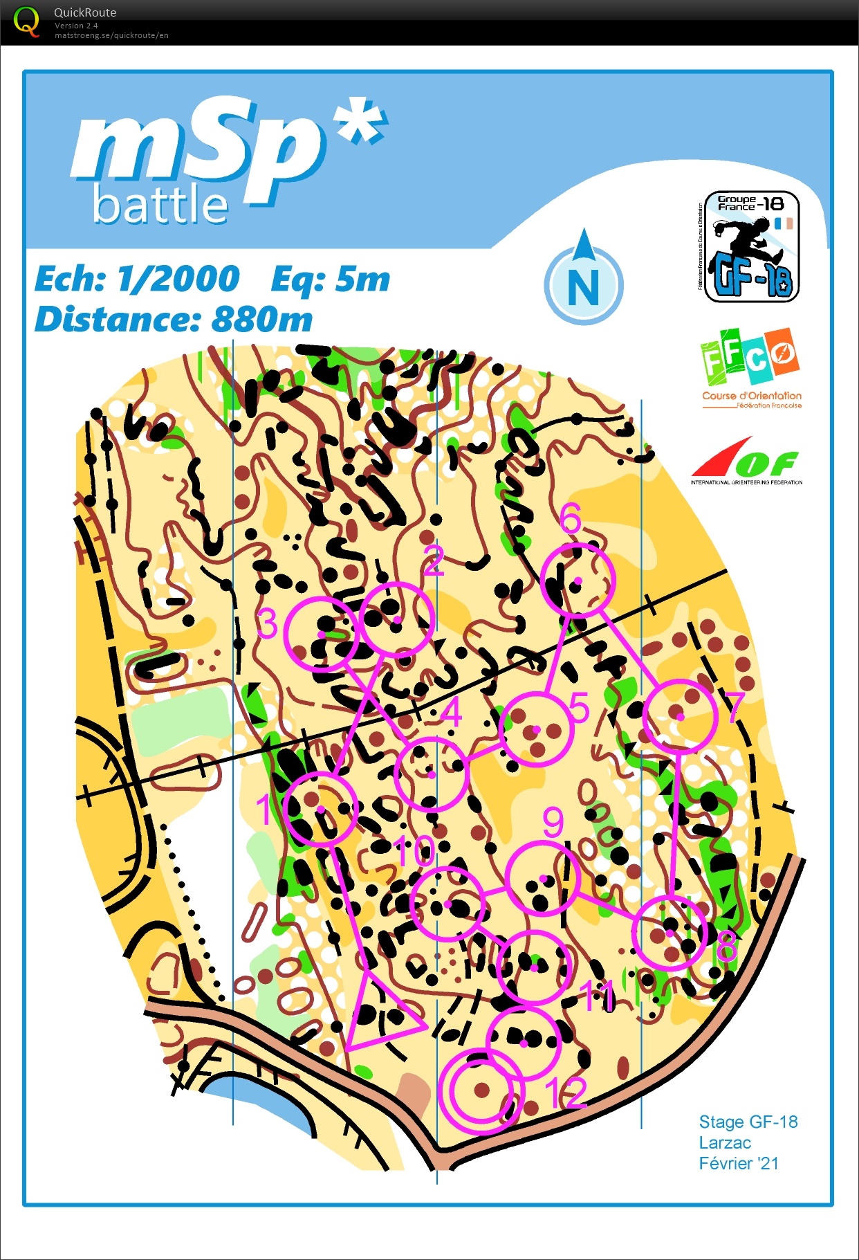 Stage GF-18 Larzac (E2) microSprint (06.02.2021)