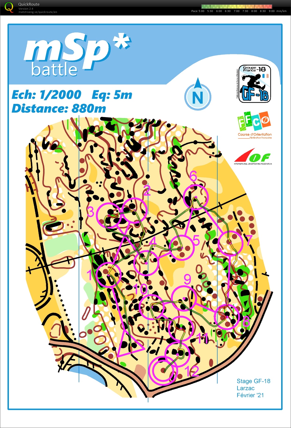 Stage GF-18 Larzac (E2) microSprint (06-02-2021)