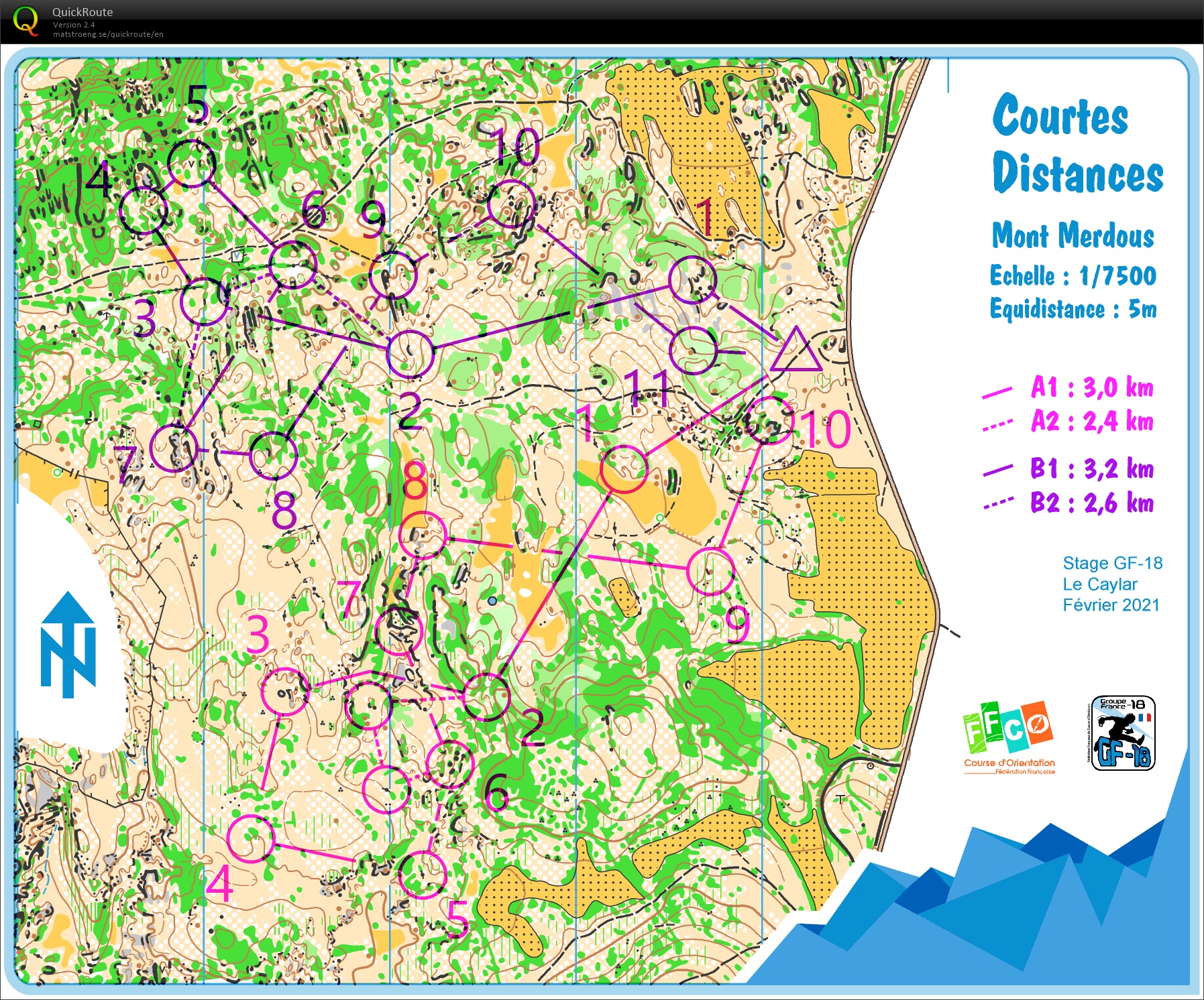 Stage GF-18 Larzac (E3) Courtes Distances (2021-02-06)