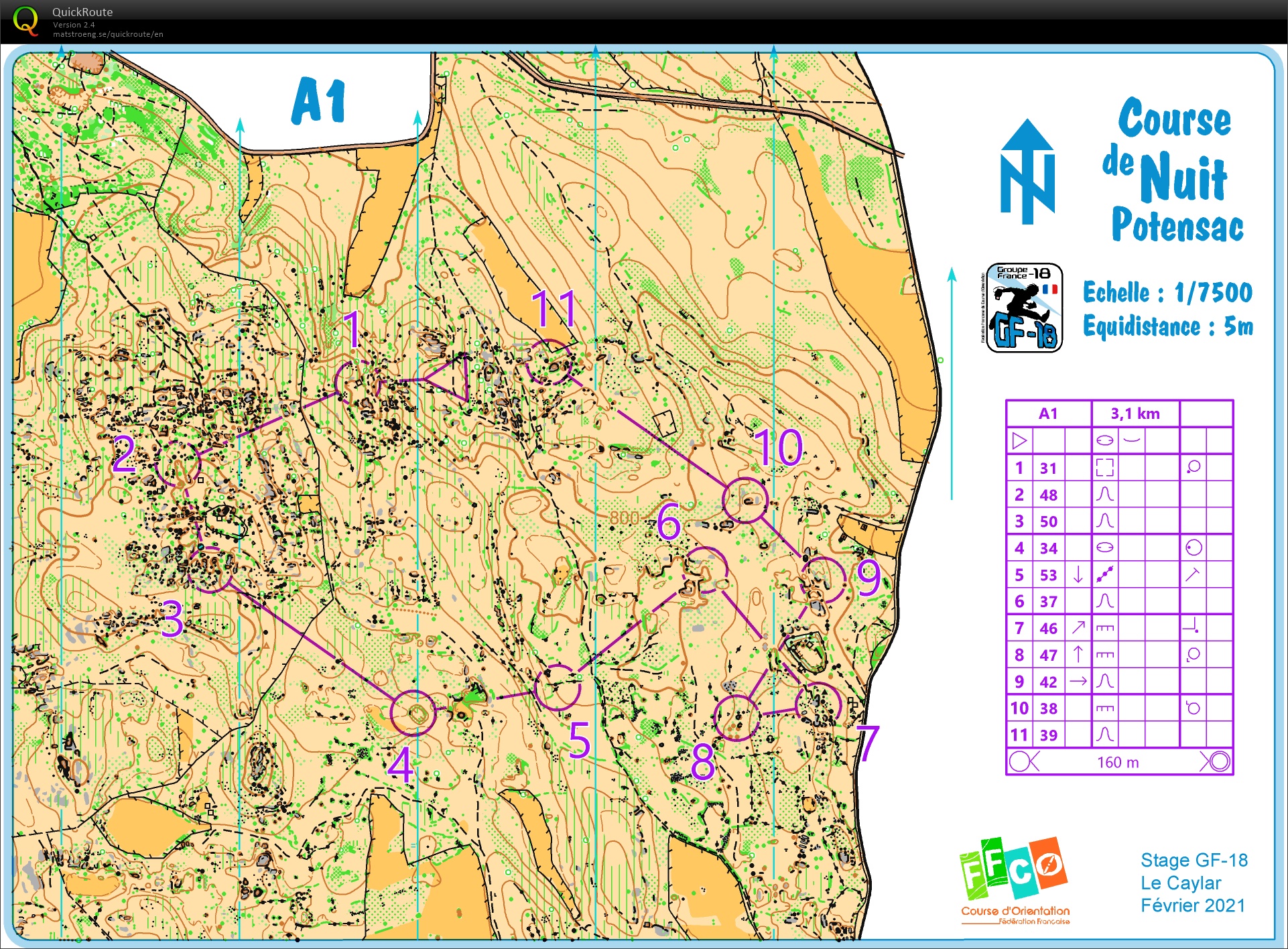 Stage GF-18 Larzac (E5) CO nuit - A1 (2021-02-07)