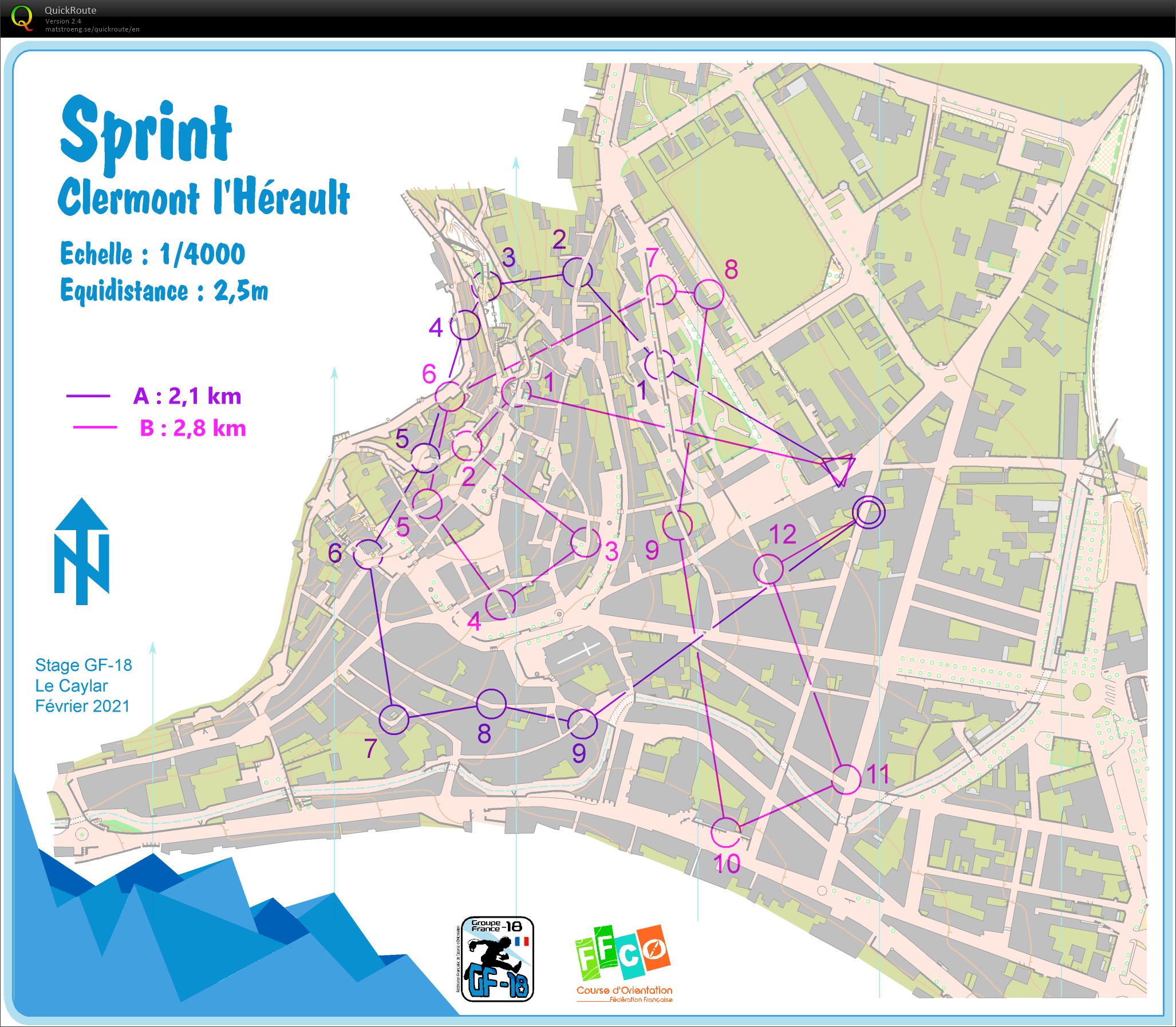 Stage GF-18 Larzac (E8) Sprints (09.02.2021)