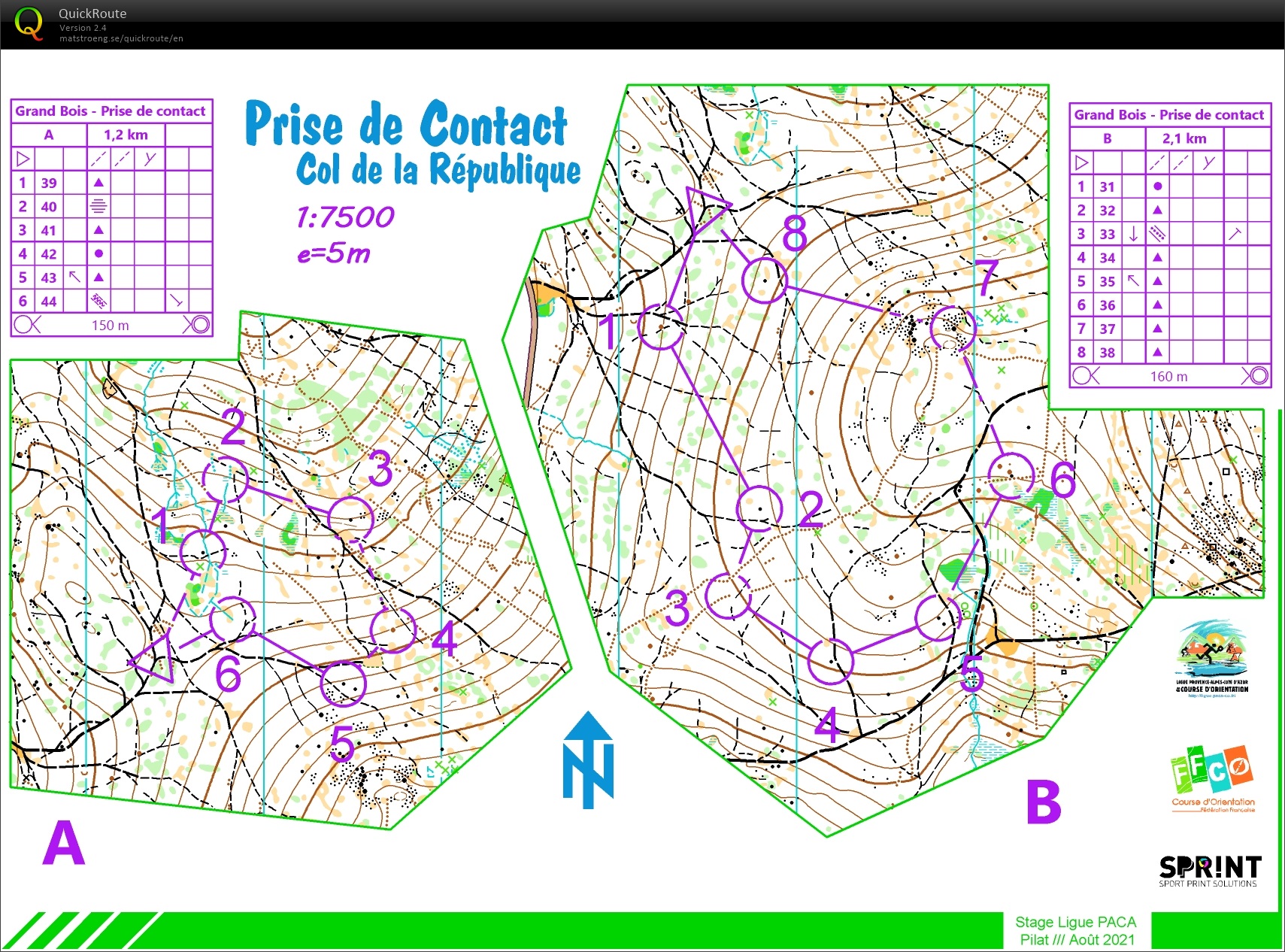 Stage Ligue Pilat (1) Prise de Contact - A (24/08/2021)