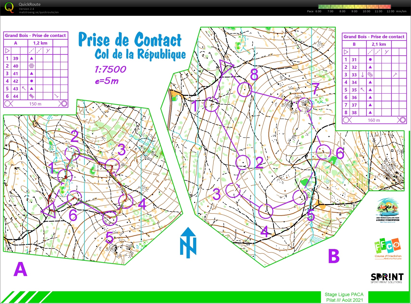 Stage Ligue Pilat (1) Prise de Contact - A (24-08-2021)