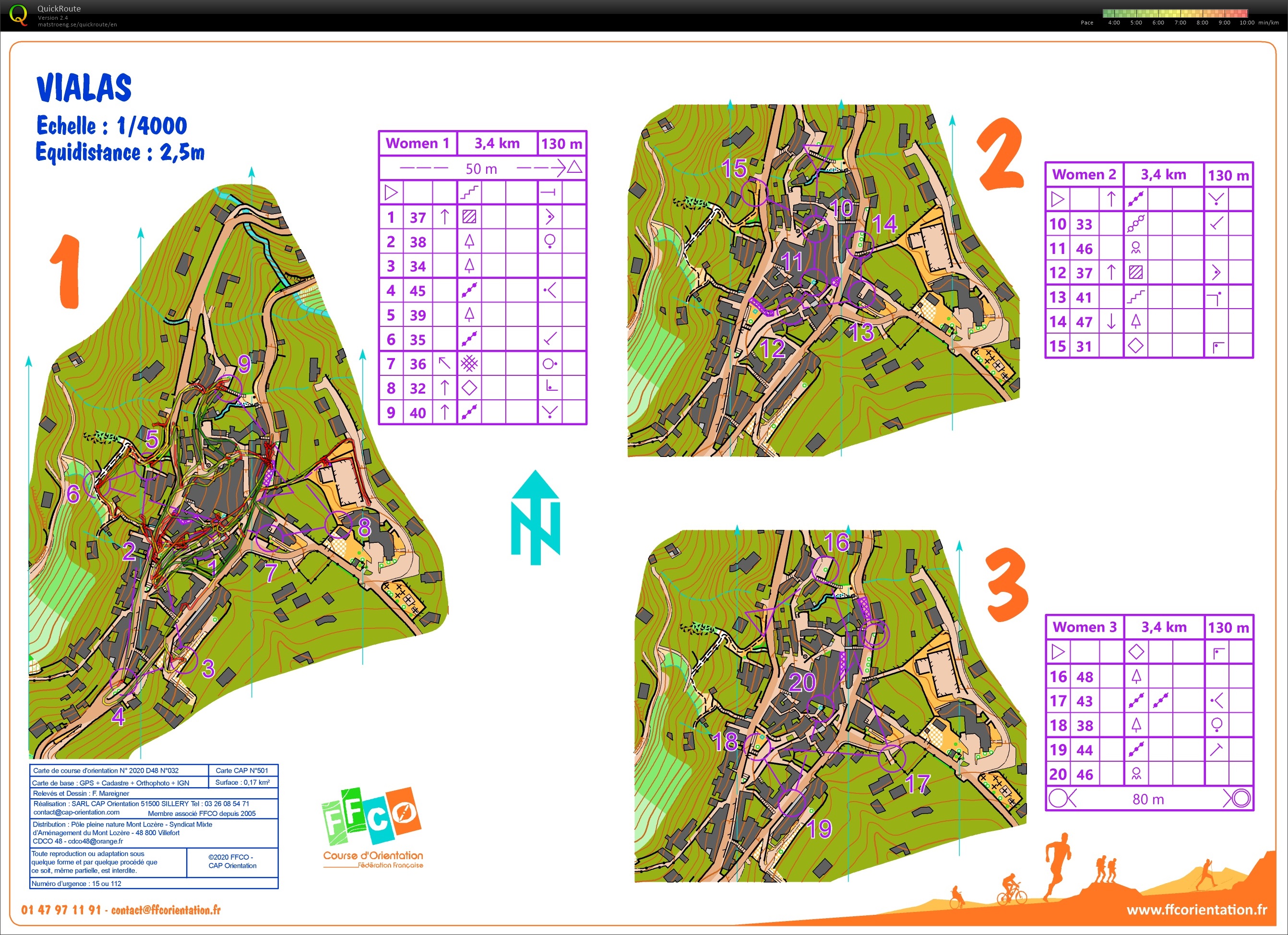 Prépa WOC sprint Isia (22/06/2021)