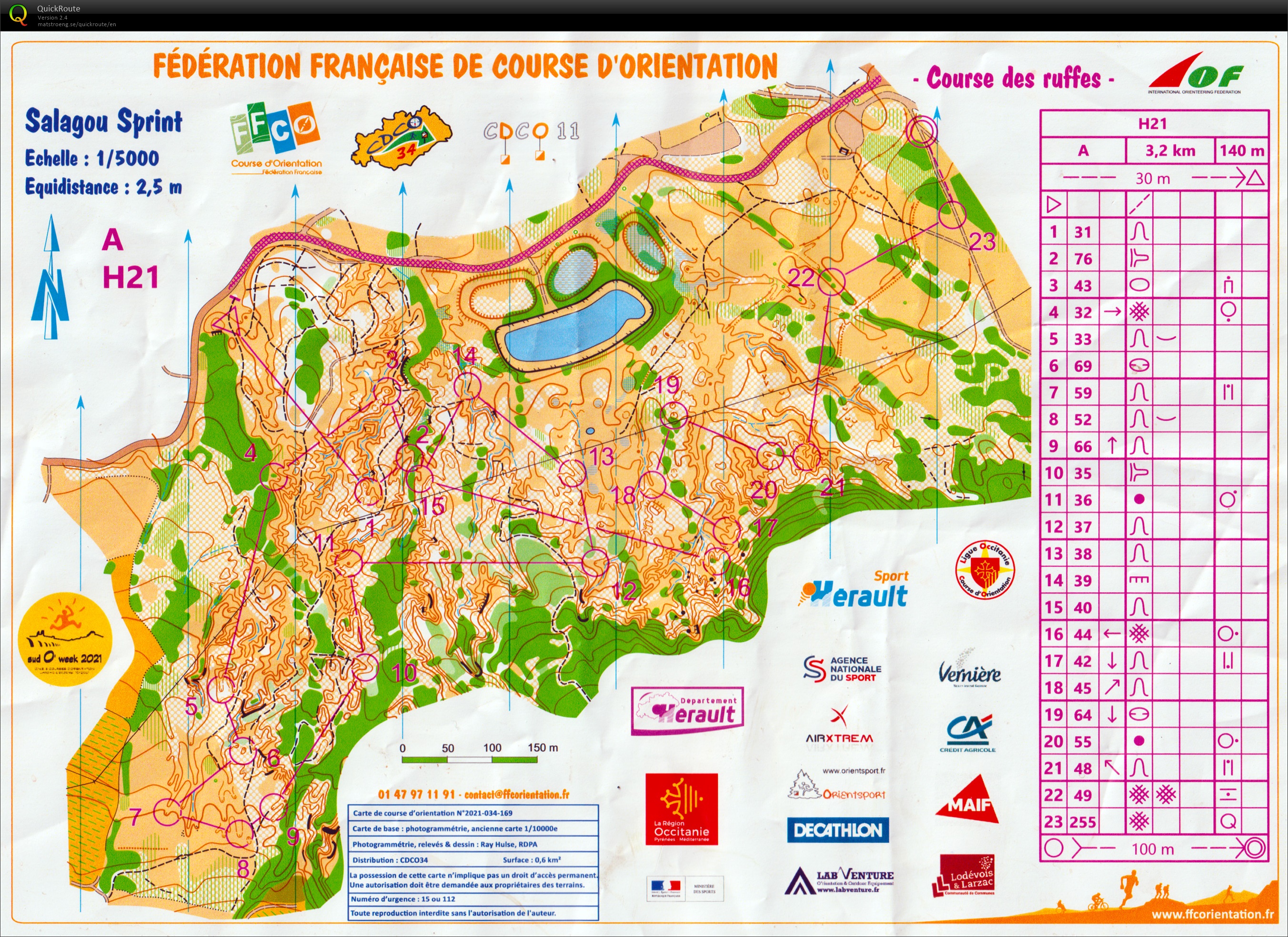 Course des Ruffes du Salagou (29-10-2021)