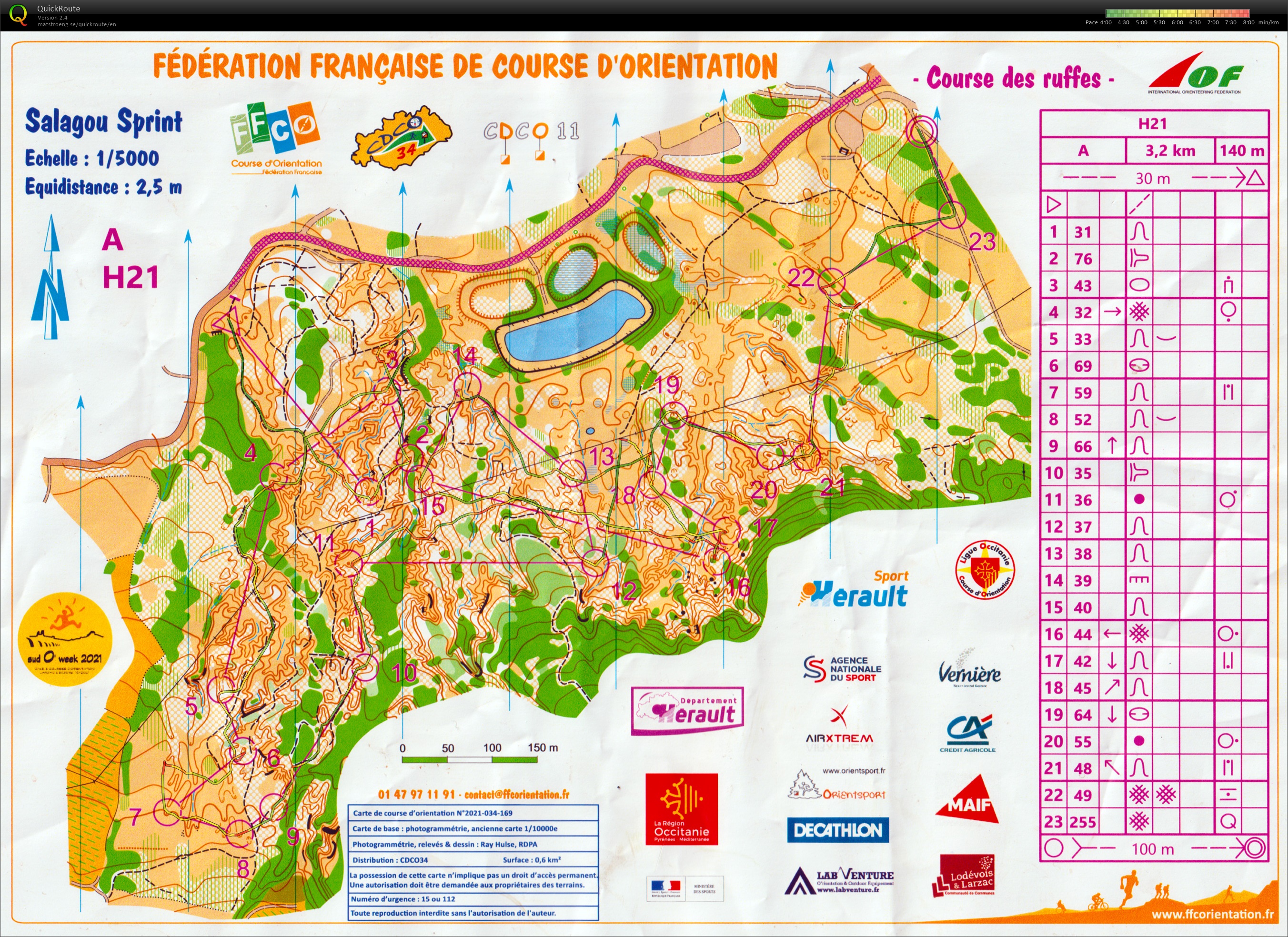 Course des Ruffes du Salagou (29/10/2021)