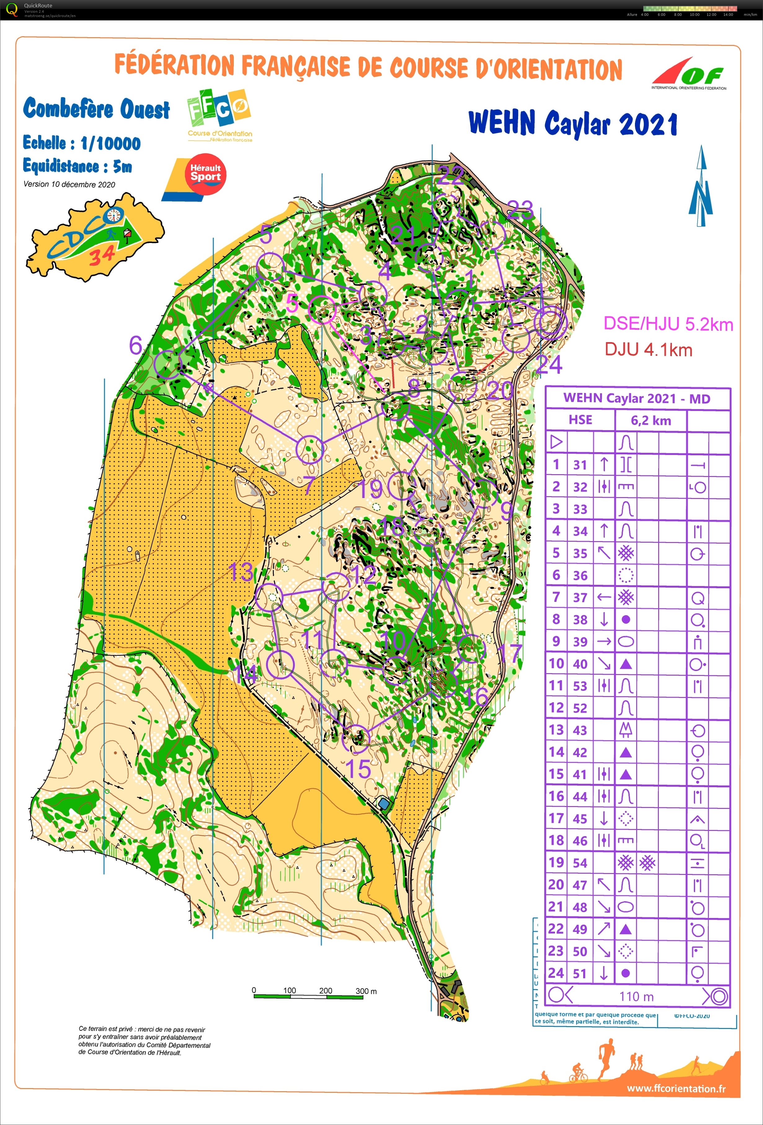 WeHN 1 Larzac (MD chrono) (29/11/2021)