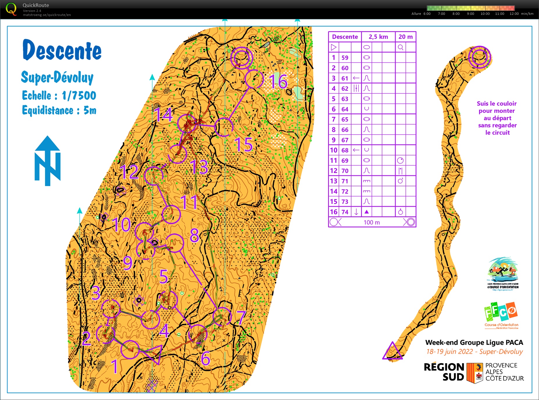 GL Dévoluy // Descente (2022-06-18)