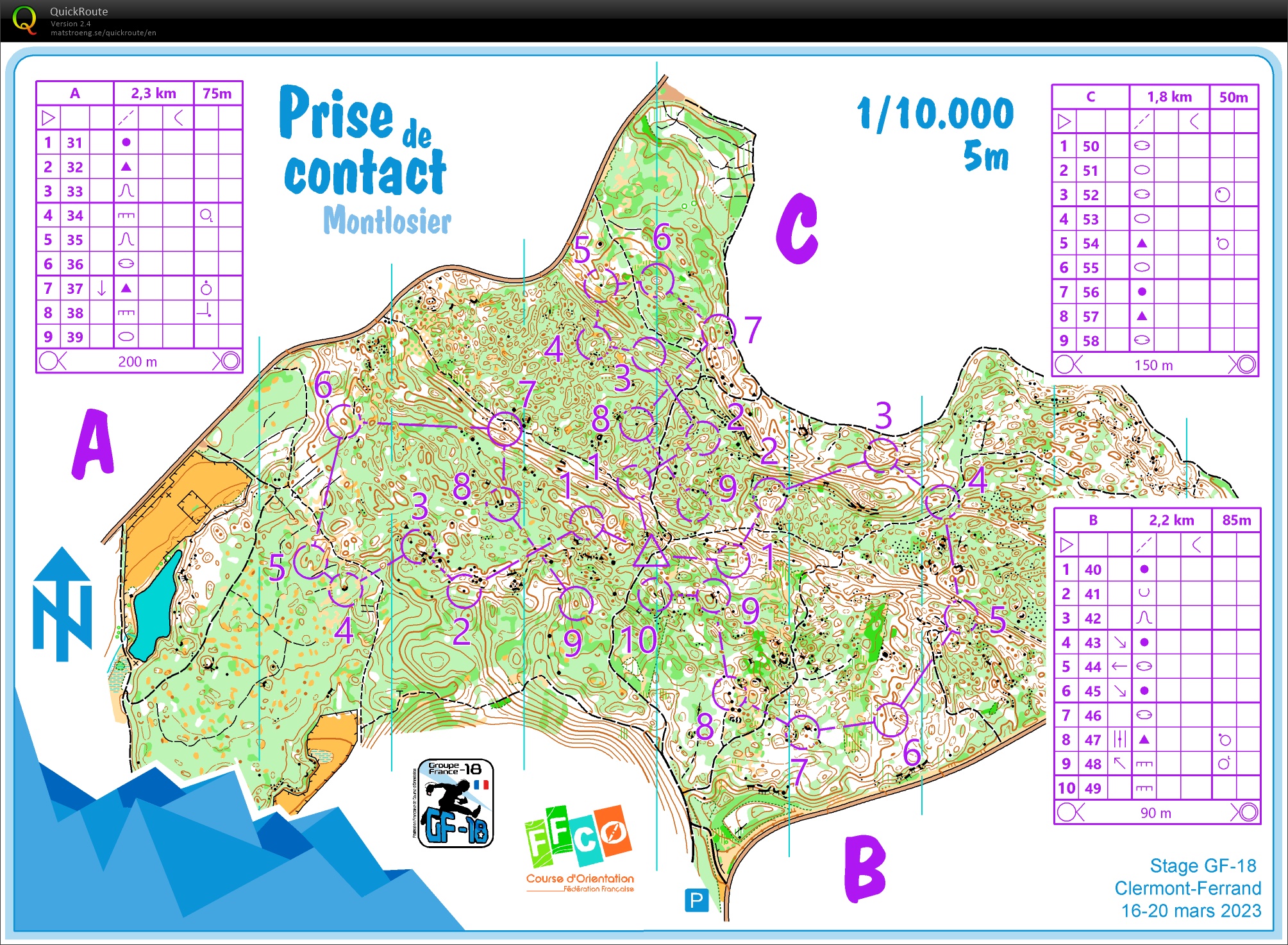 Stage GF-18 Clermont (1) Prise de contact (16/03/2023)