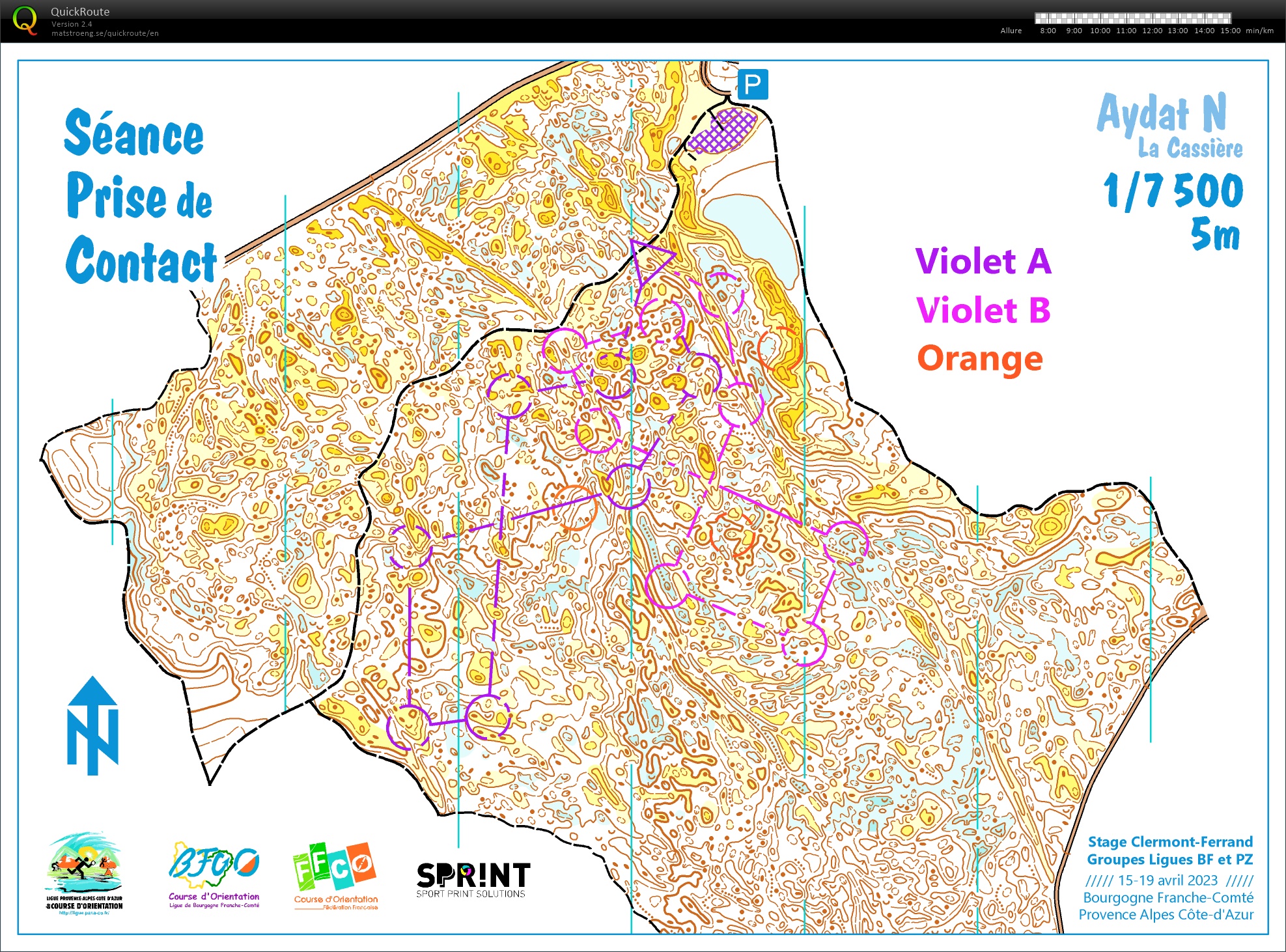 Stage Ligue Clermont (2) séance intro // carte "relief augmenté" (15/04/2023)