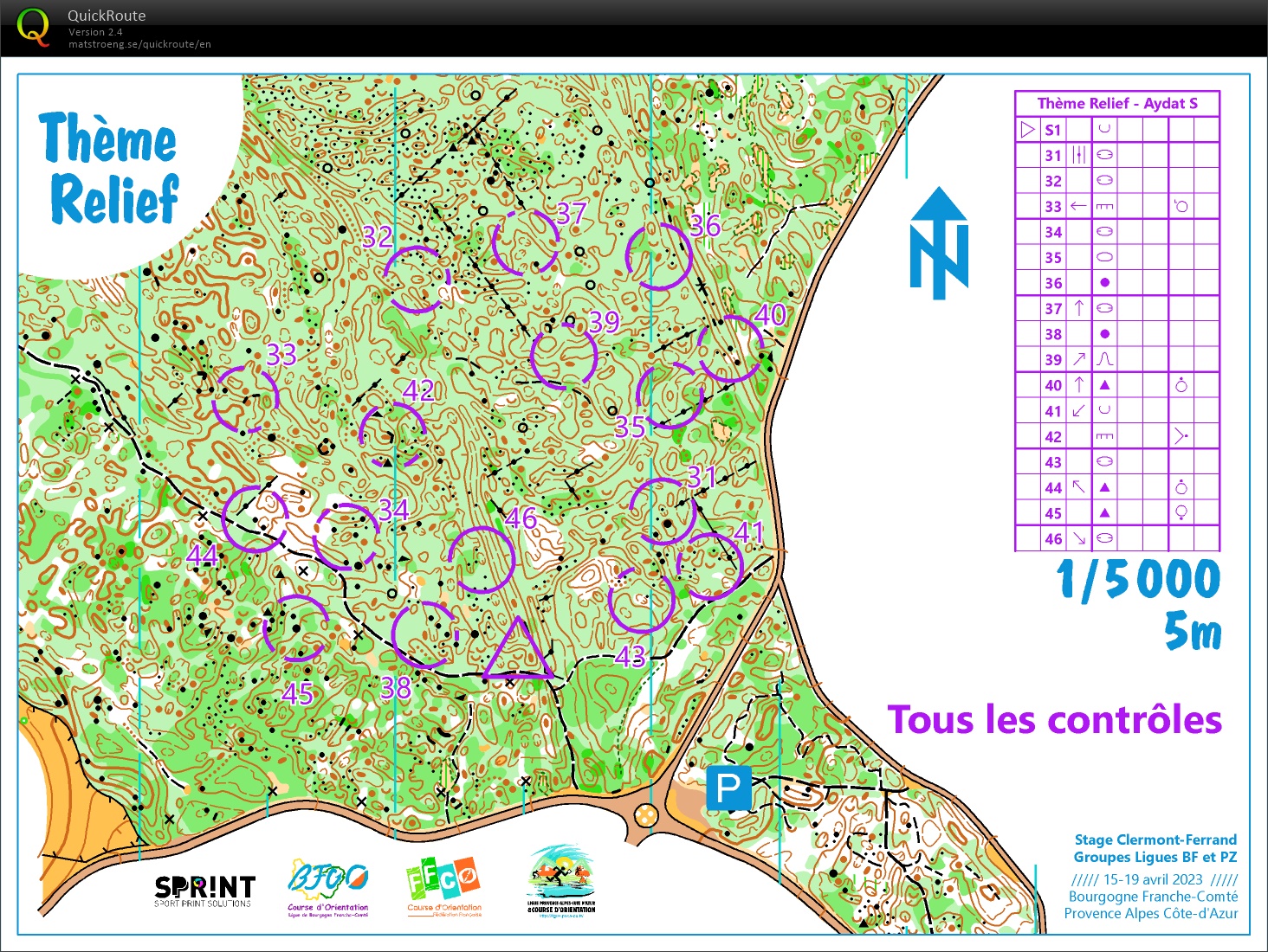 Stage Ligue Clermont (5) Thème Relief (14.04.2023)