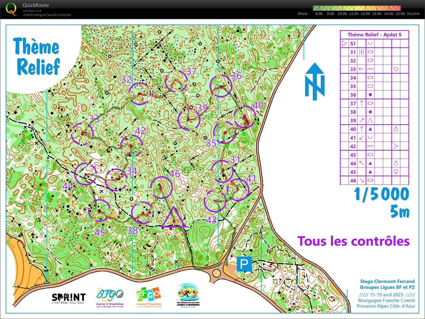 Stage Ligue Clermont (5) Thème Relief (14.04.2023)