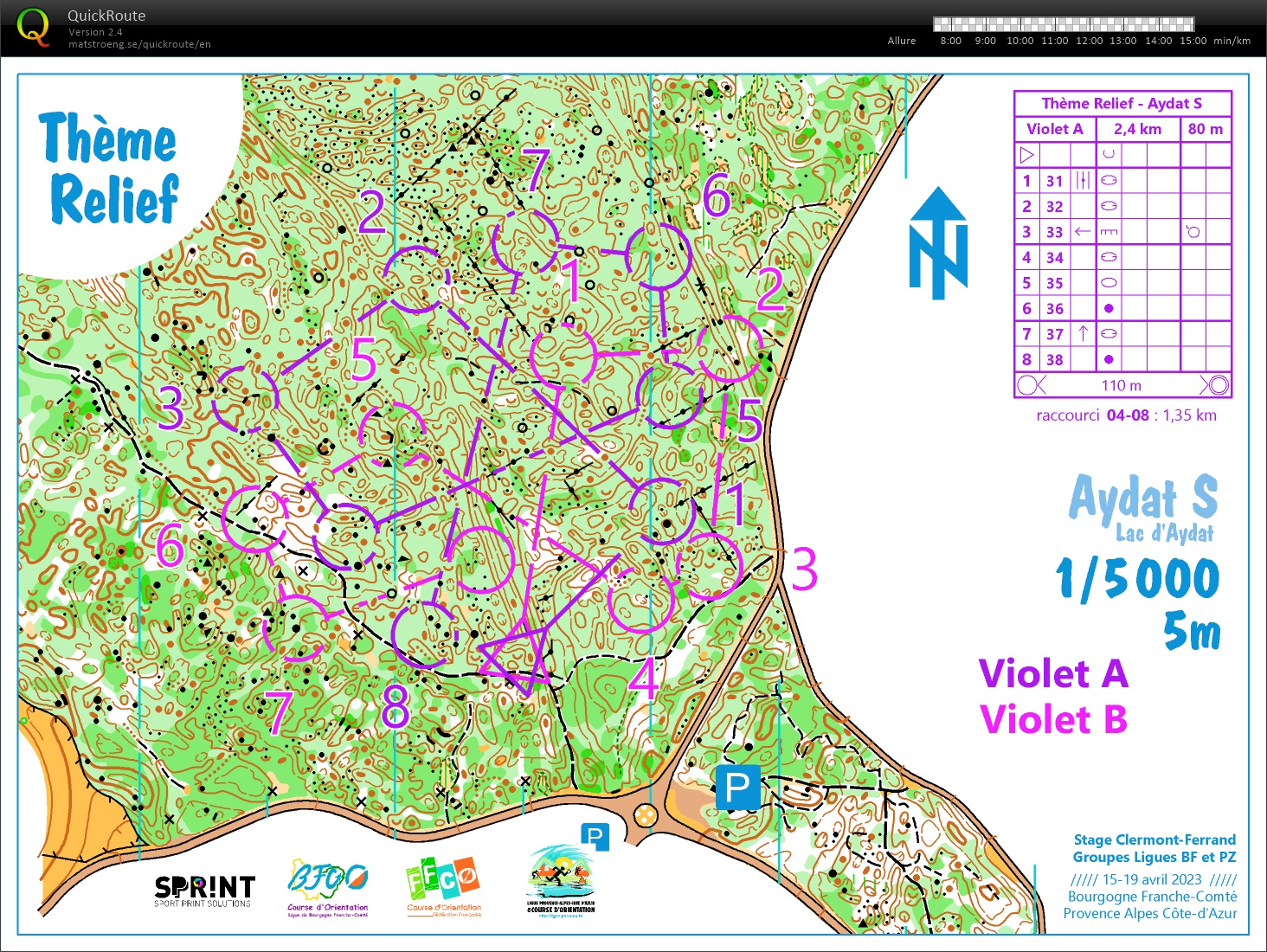 Stage Ligue Clermont (5) Thème Relief (14.04.2023)