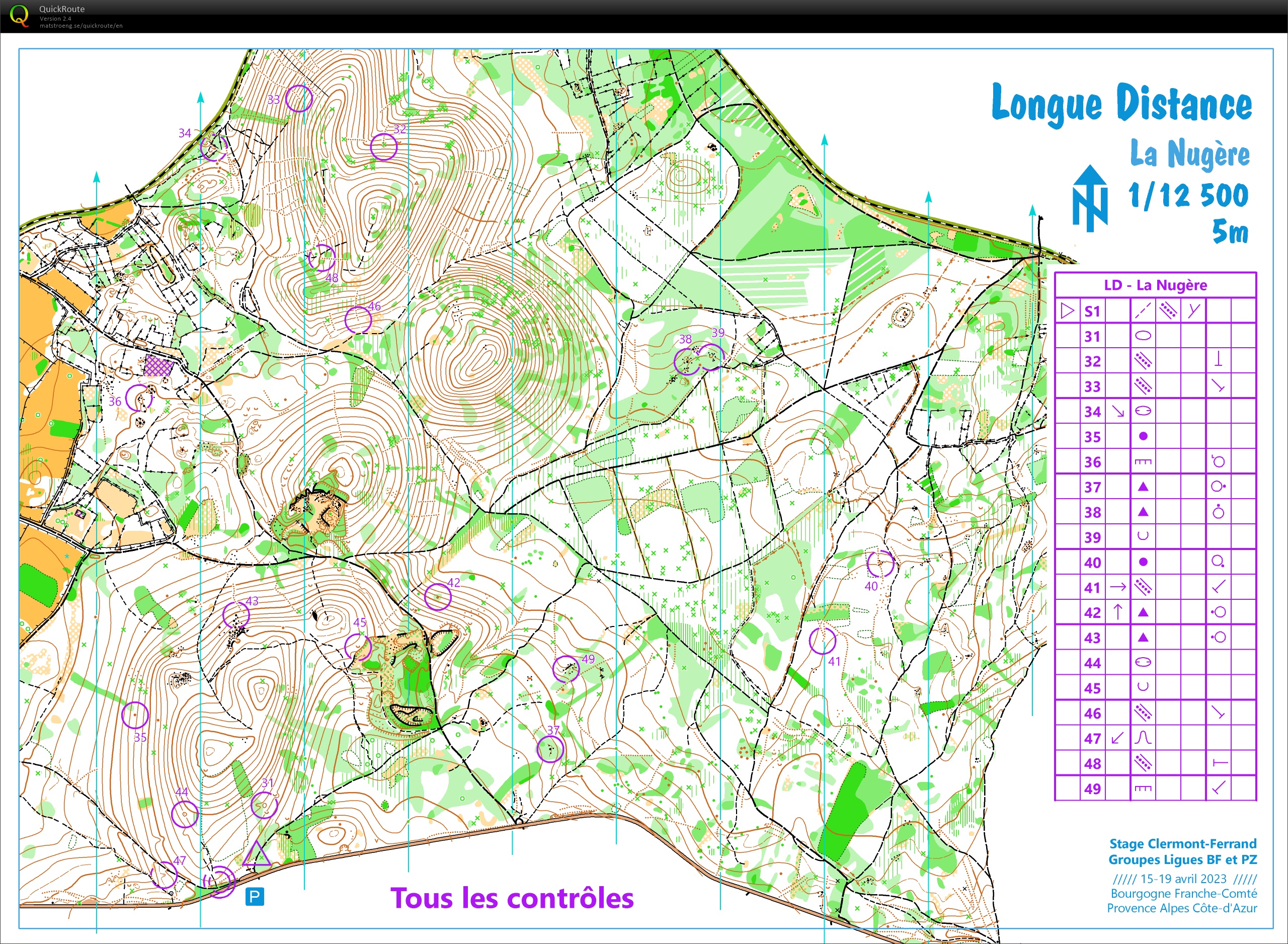 Stage Ligue Clermont (6) LD (14.04.2023)