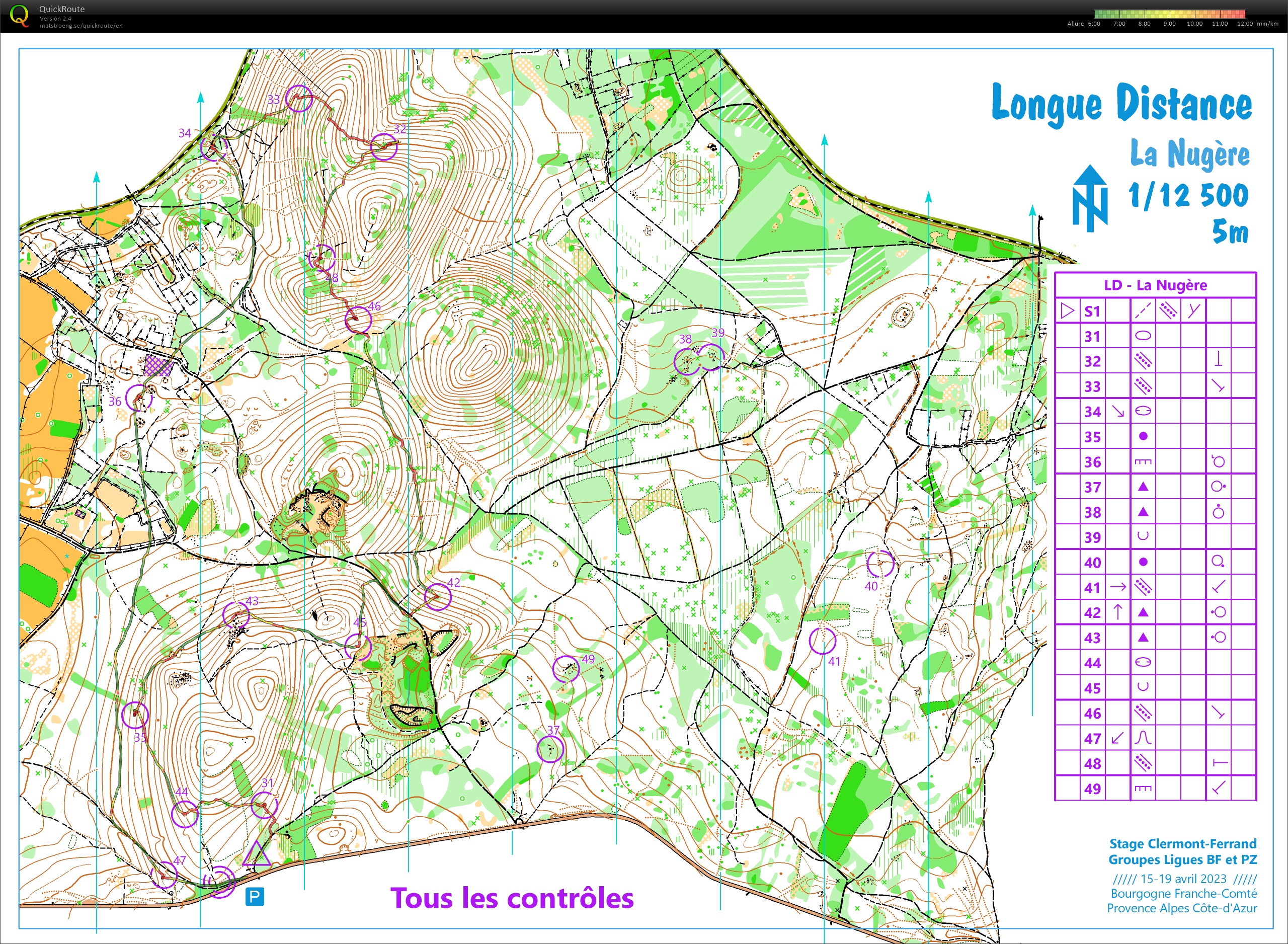 Stage Ligue Clermont (6) LD (14.04.2023)