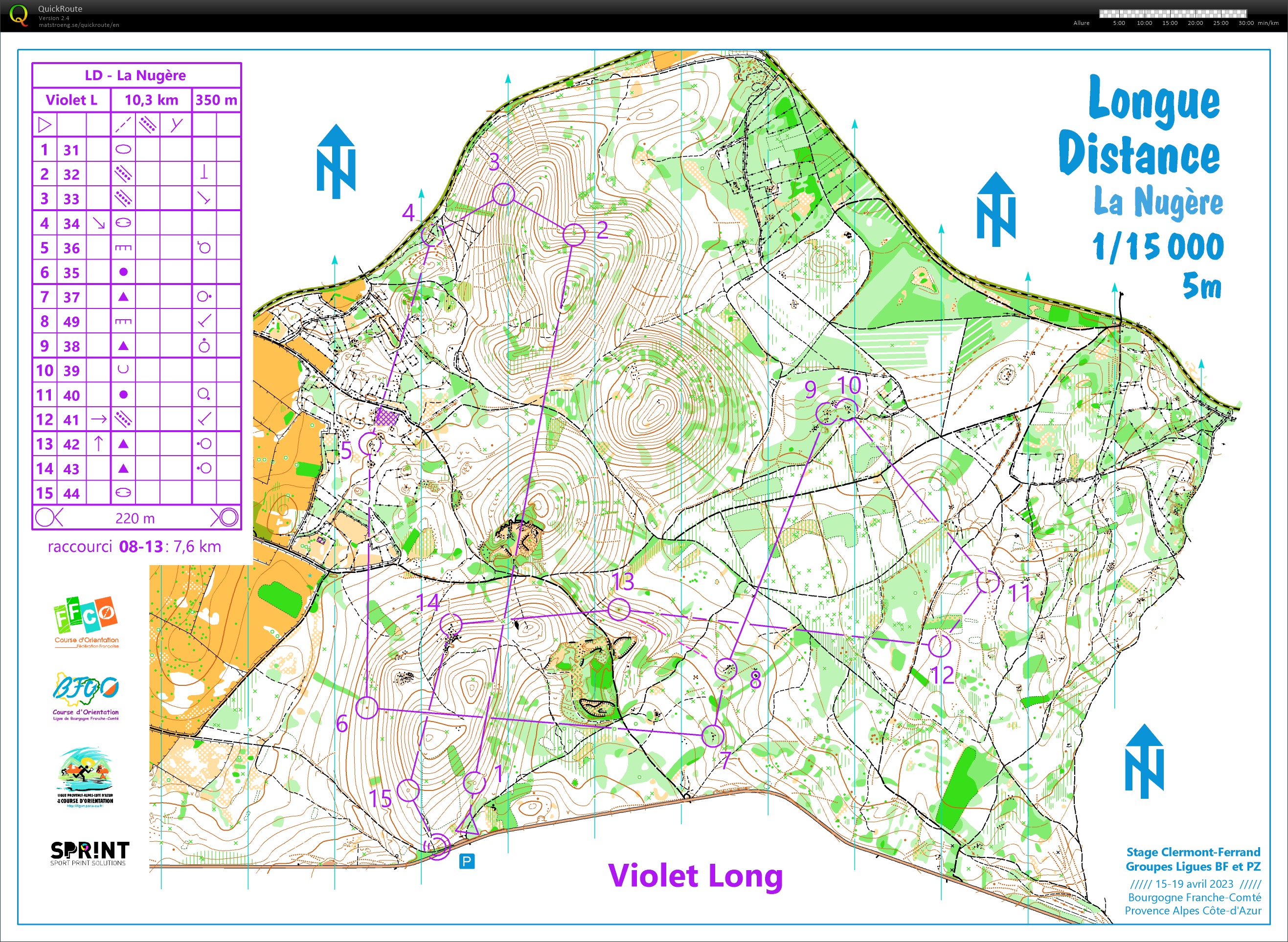 Stage Ligue Clermont (6) LD circuit Long (17-04-2023)