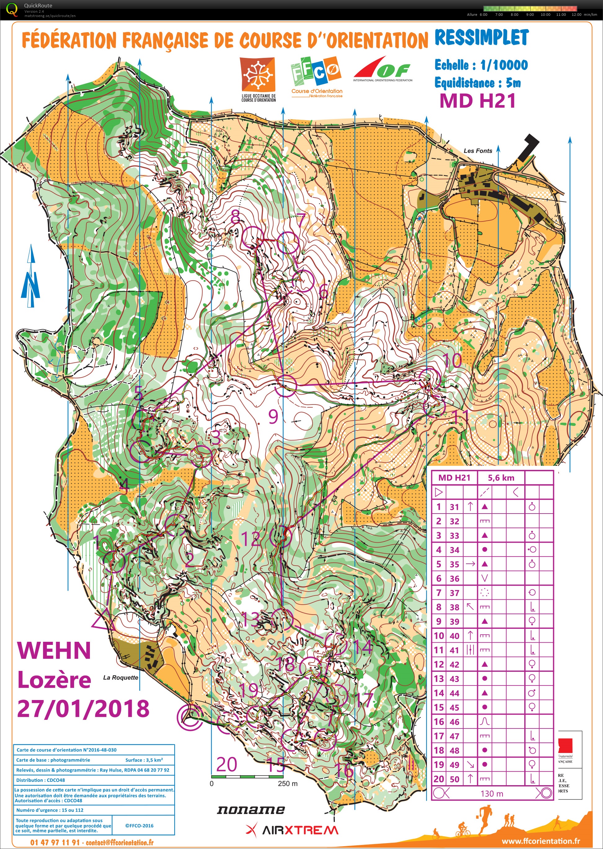 CO // MD WEHN Lozère 2018 (24/10/2023)