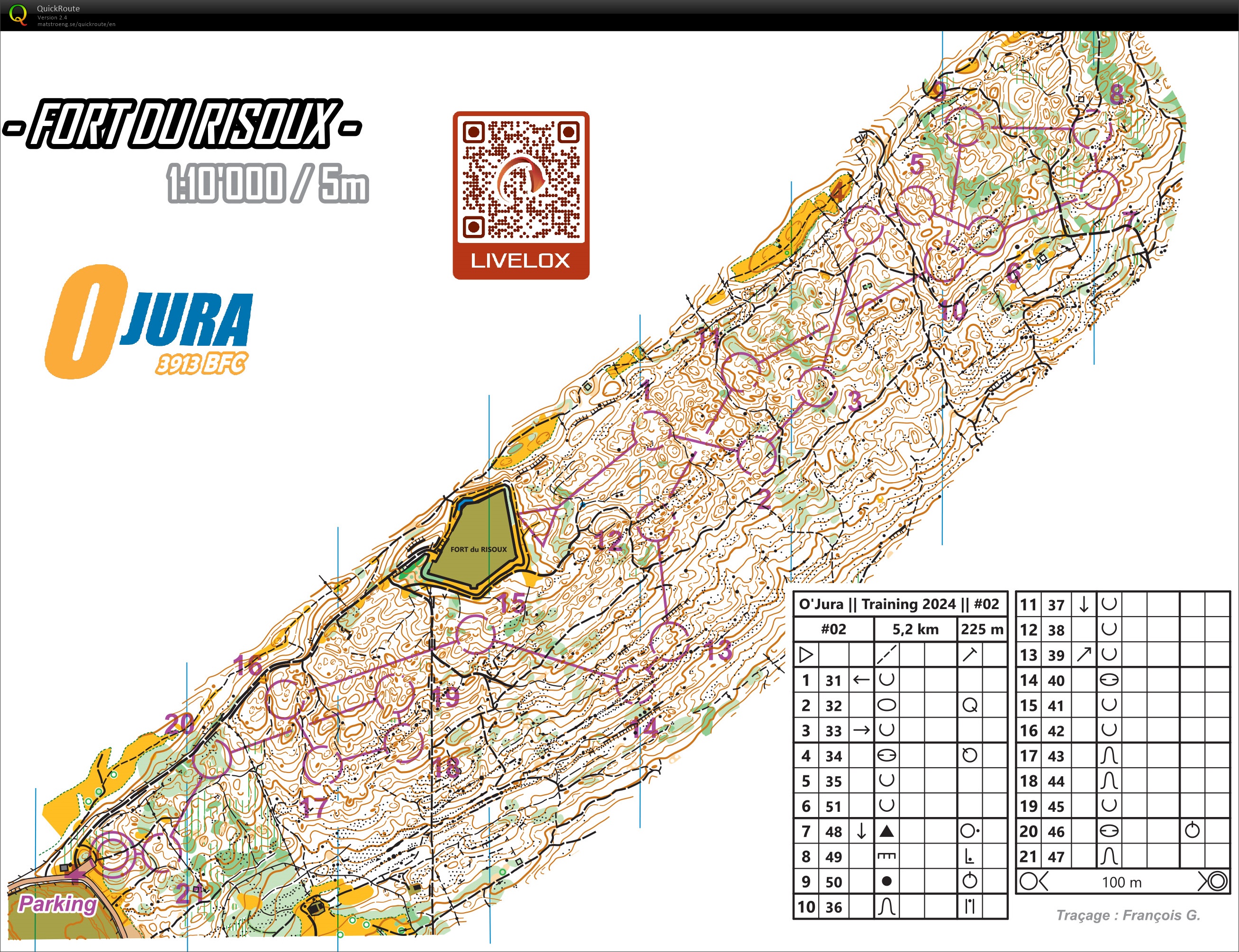 #02 - Fort du Risoux - Training Package O'Jura 2024  (15-07-2024)