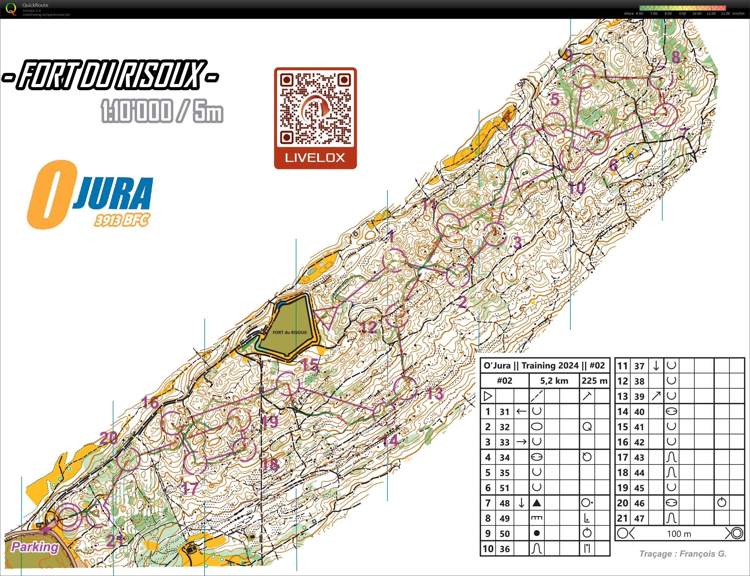 #02 - Fort du Risoux - Training Package O'Jura 2024  (15-07-2024)