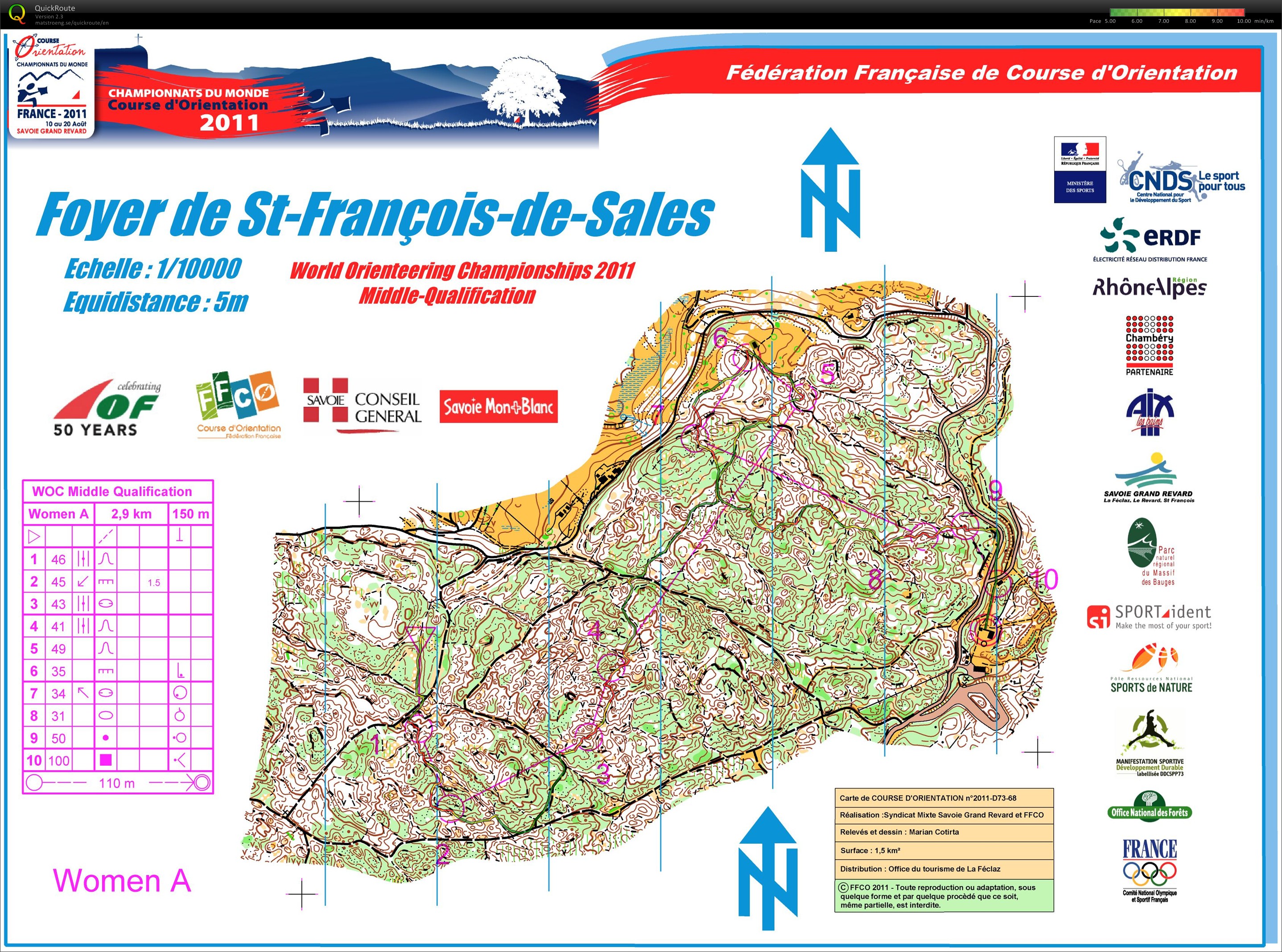 WOC 2011 - MD qualif (14-08-2011)