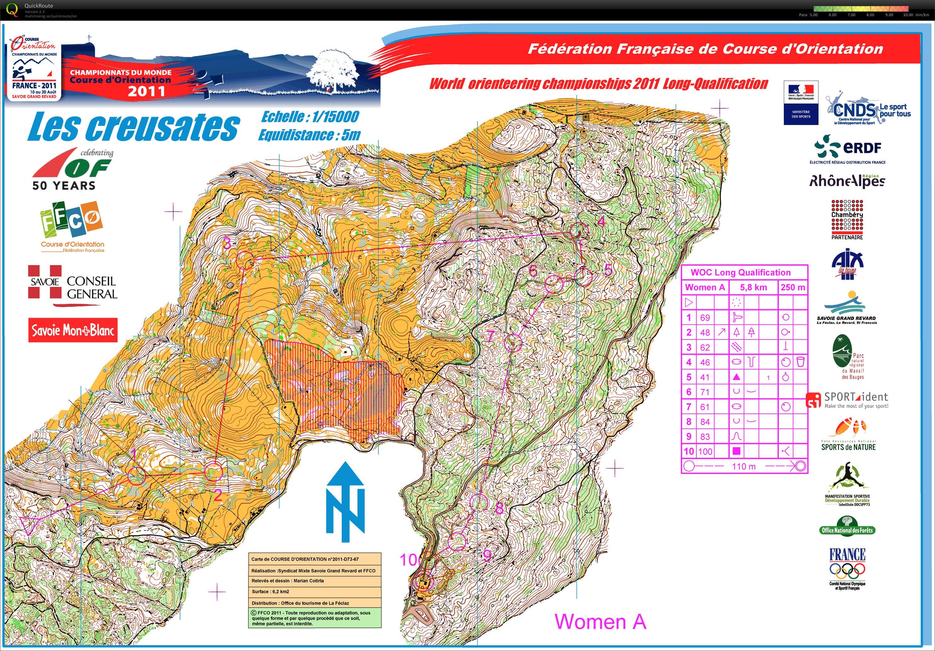 WOC 2011 - LD qualif (2011-08-13)