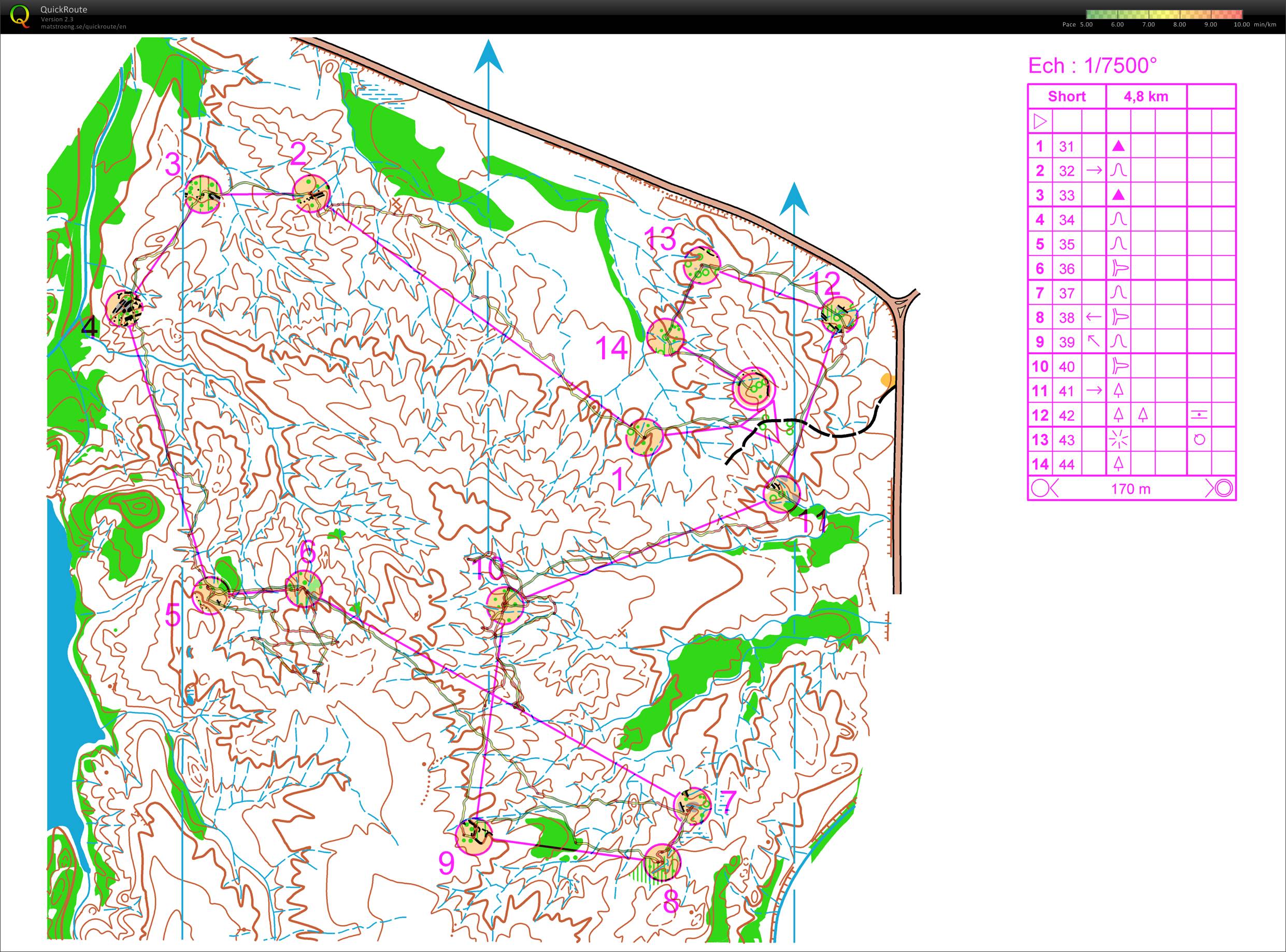 Relief / cercle couleur : (4,8 km - 1/7500°) (18-12-2010)