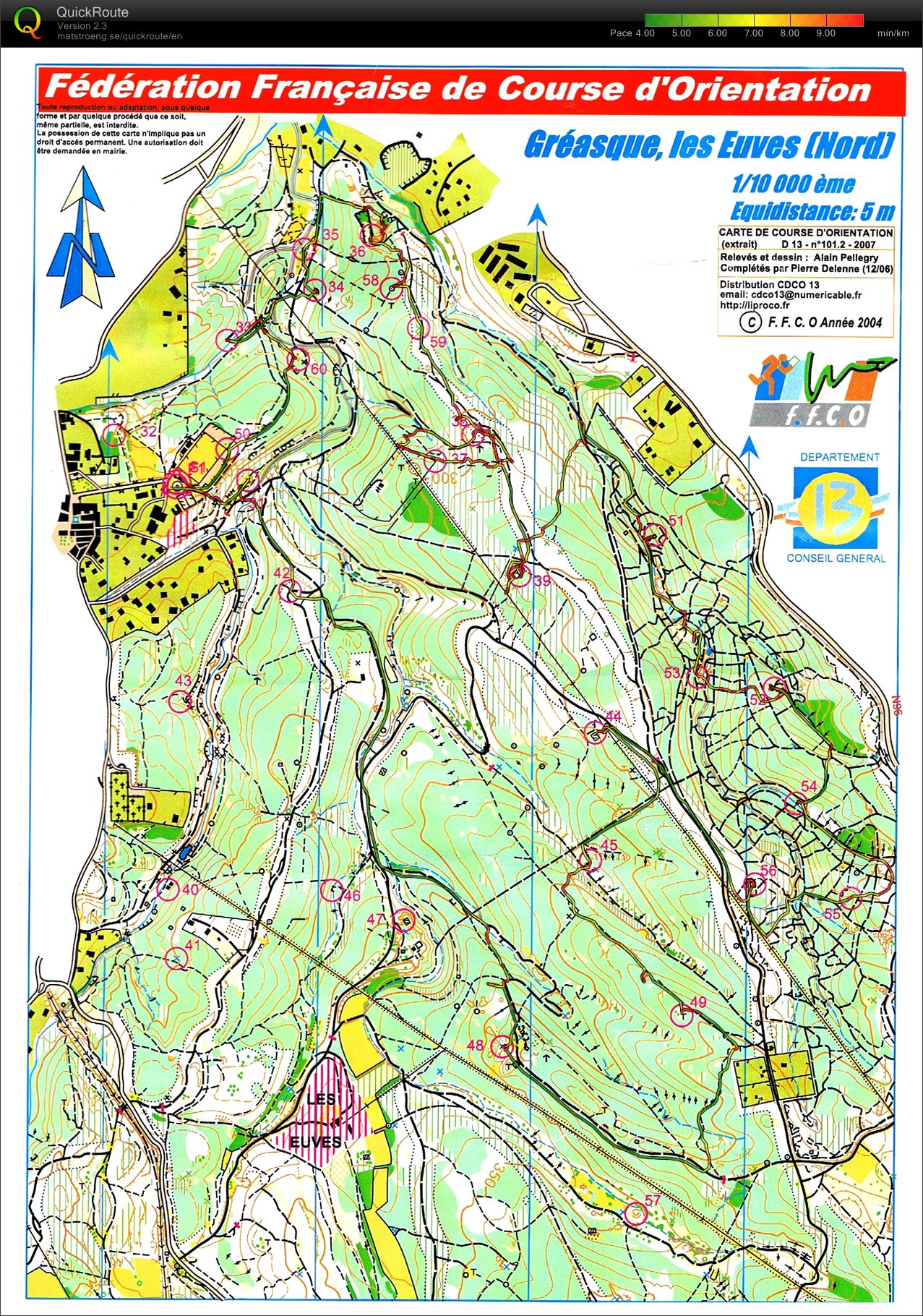 course de nuit score (08-01-2011)