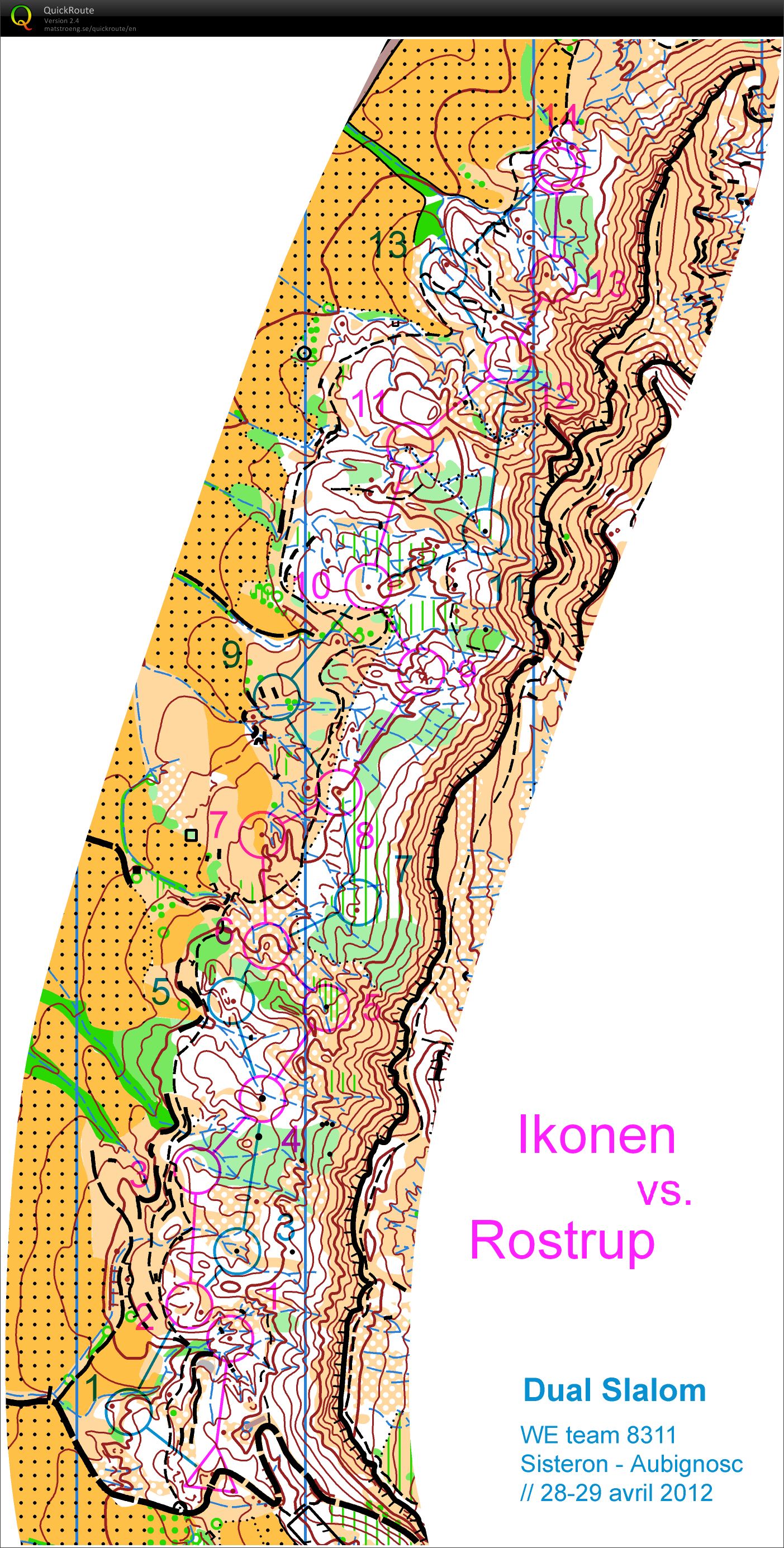 Dual Slalom // Ikonen vs. Rostrup (2012-04-29)