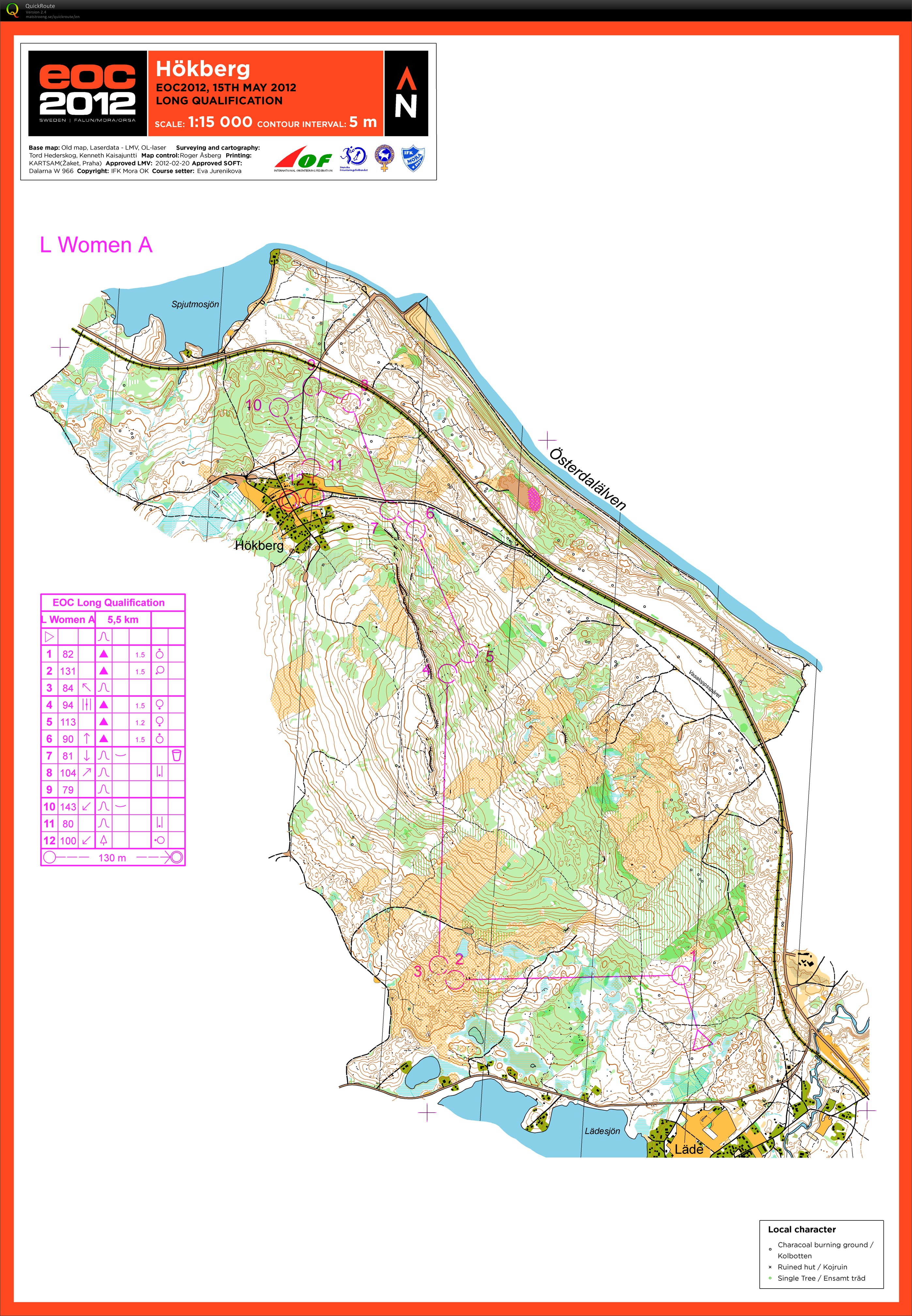 EOC 2012 // Long qual (women A) (15/05/2012)